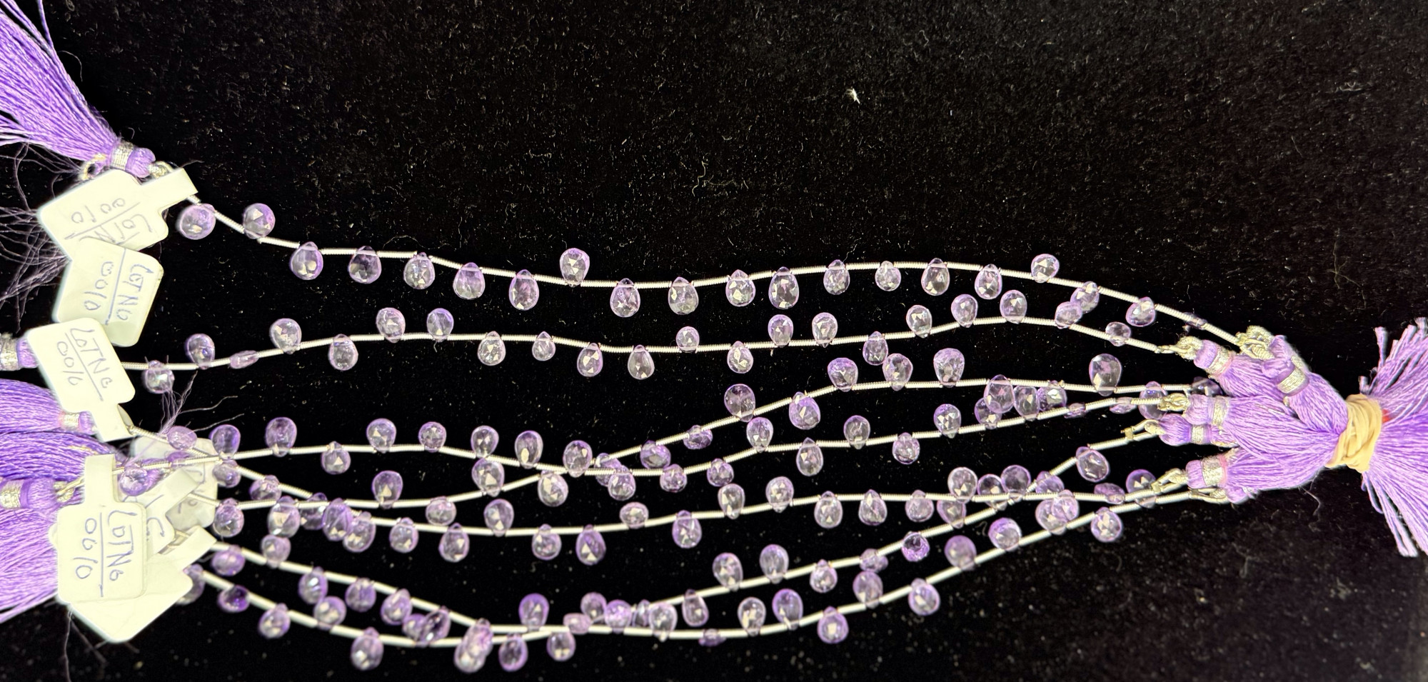 Purple Amethyst Pear Faceted