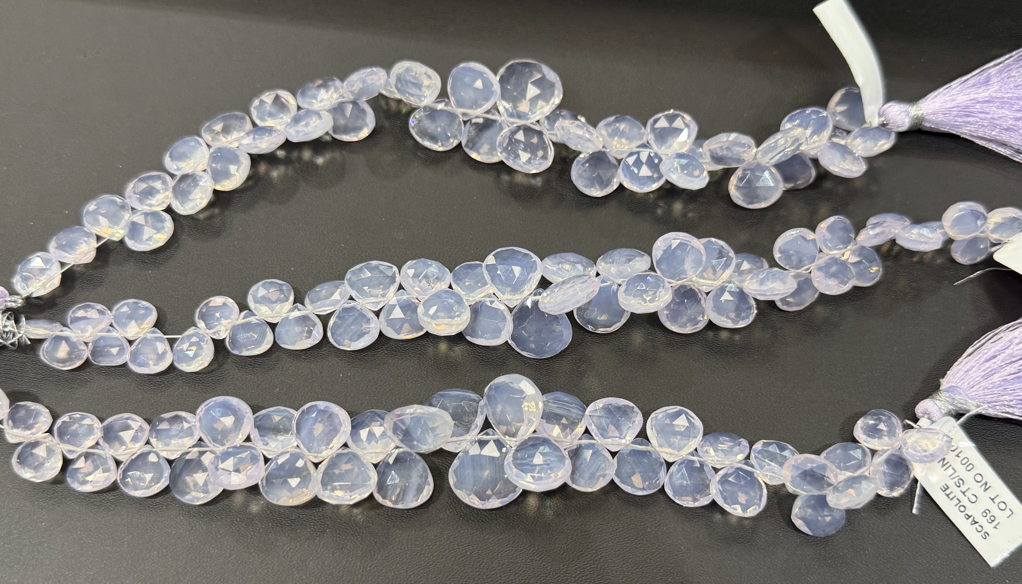 Scorolite Heart Faceted