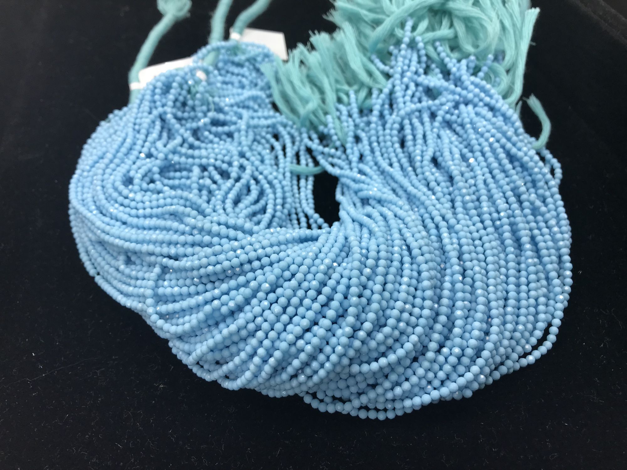 Syenthetic Turquoise Rondelle