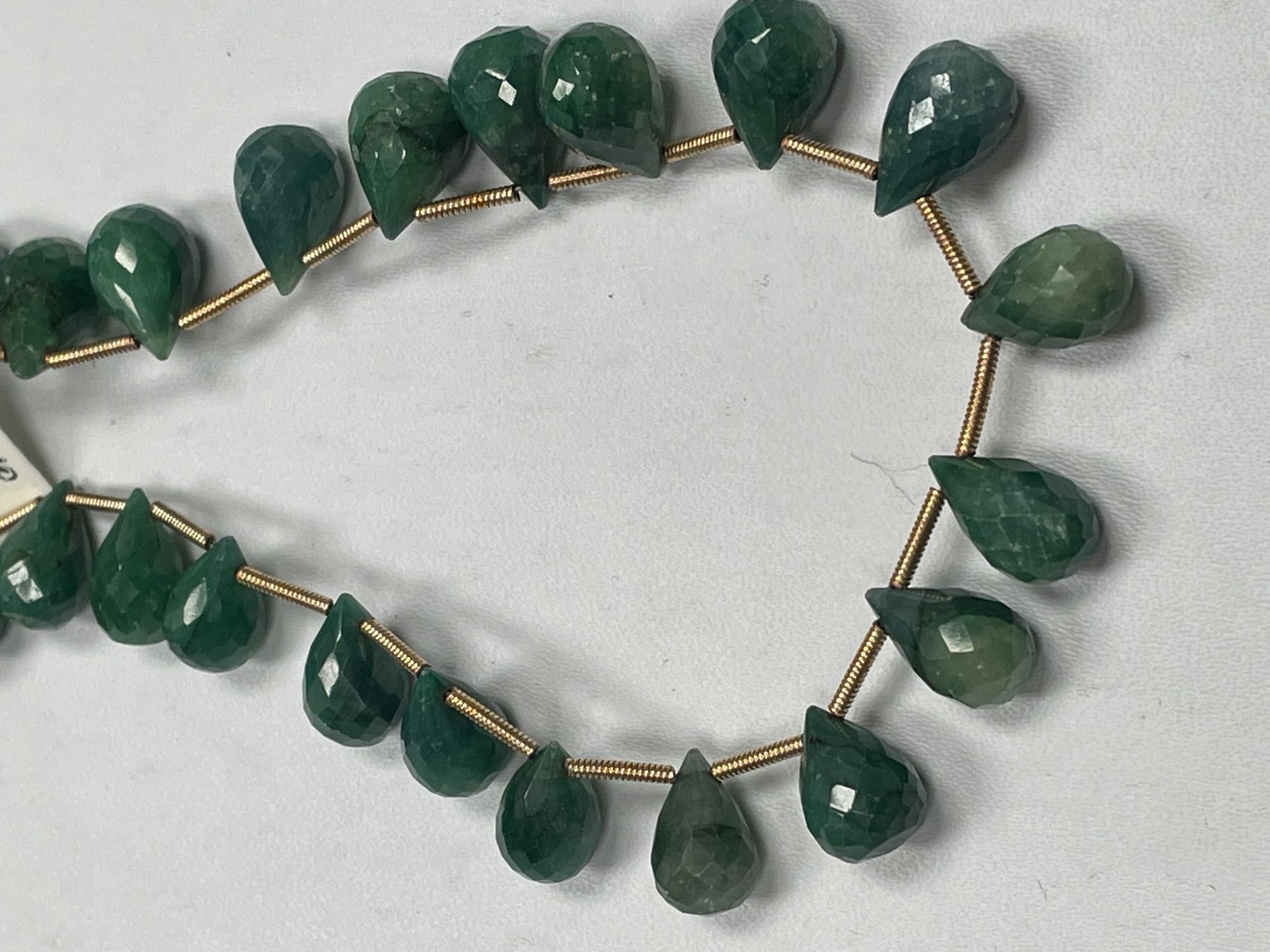 Emerald Drop Faceted