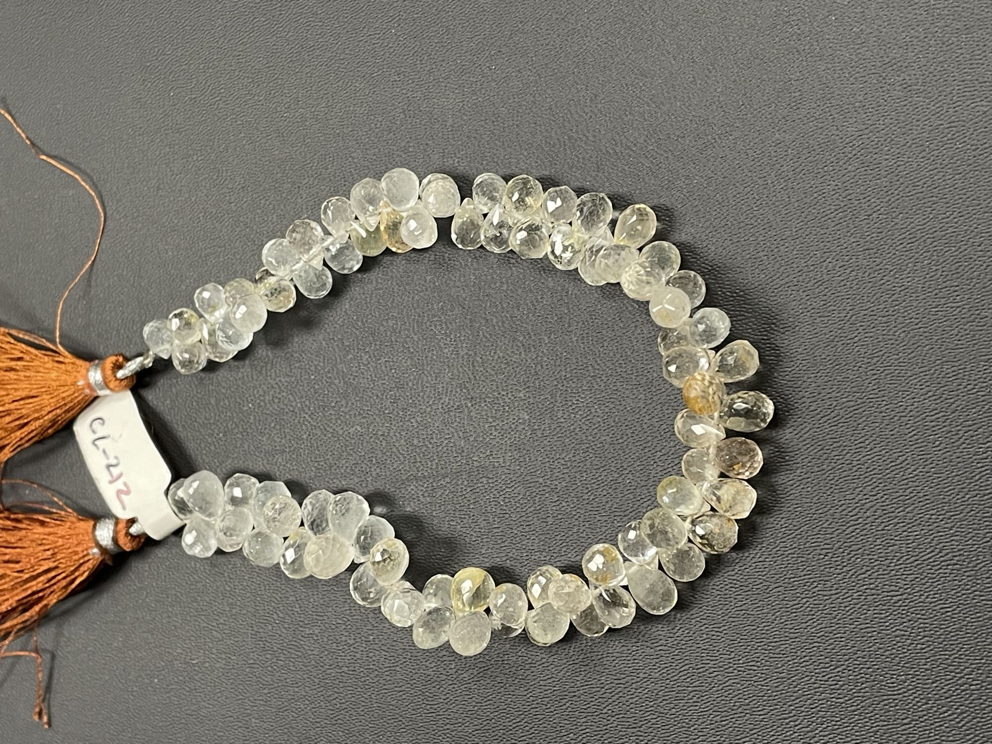 Imperial Topaz Drop Faceted