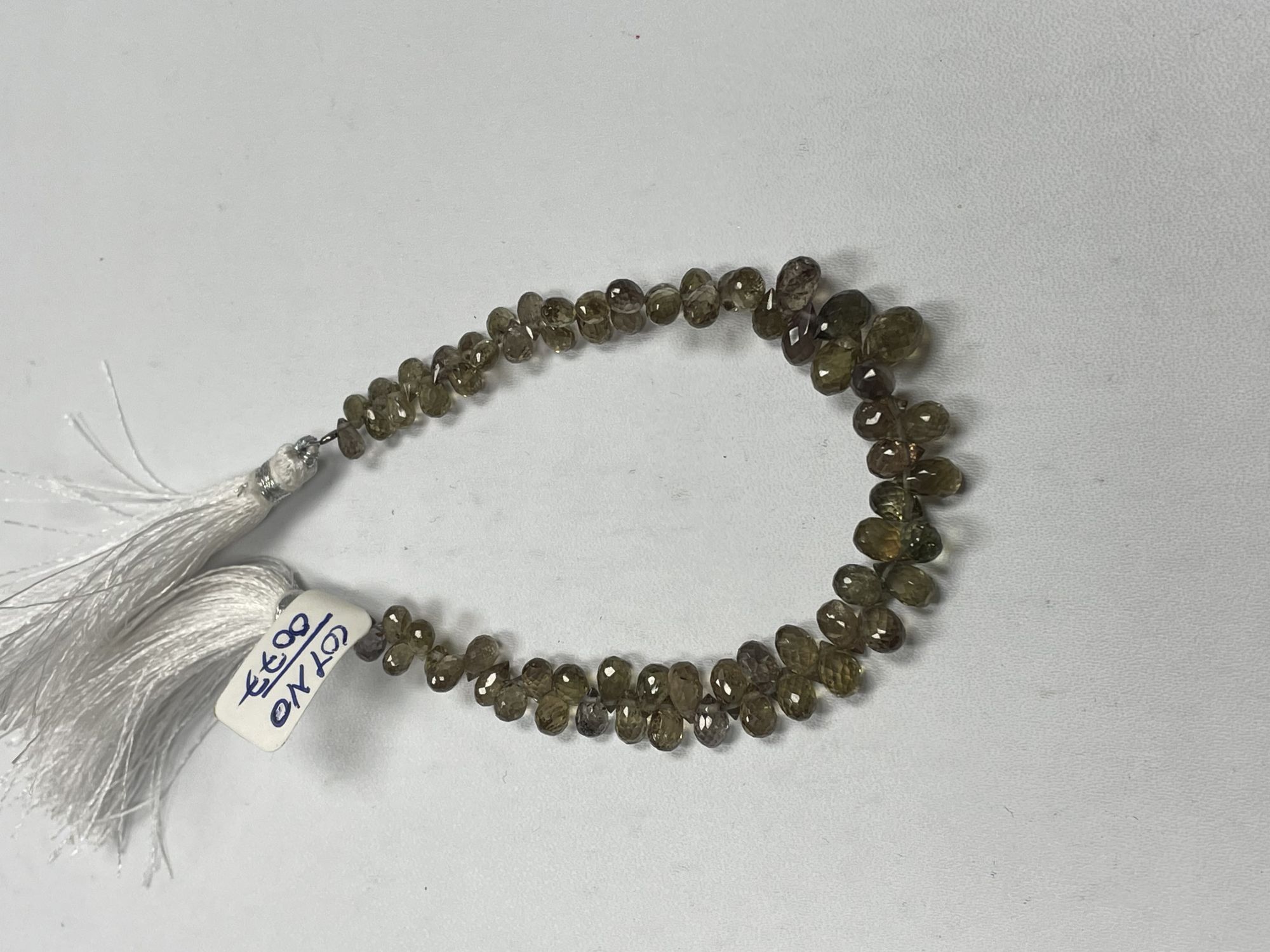 Color Change Garnet Drop Faceted