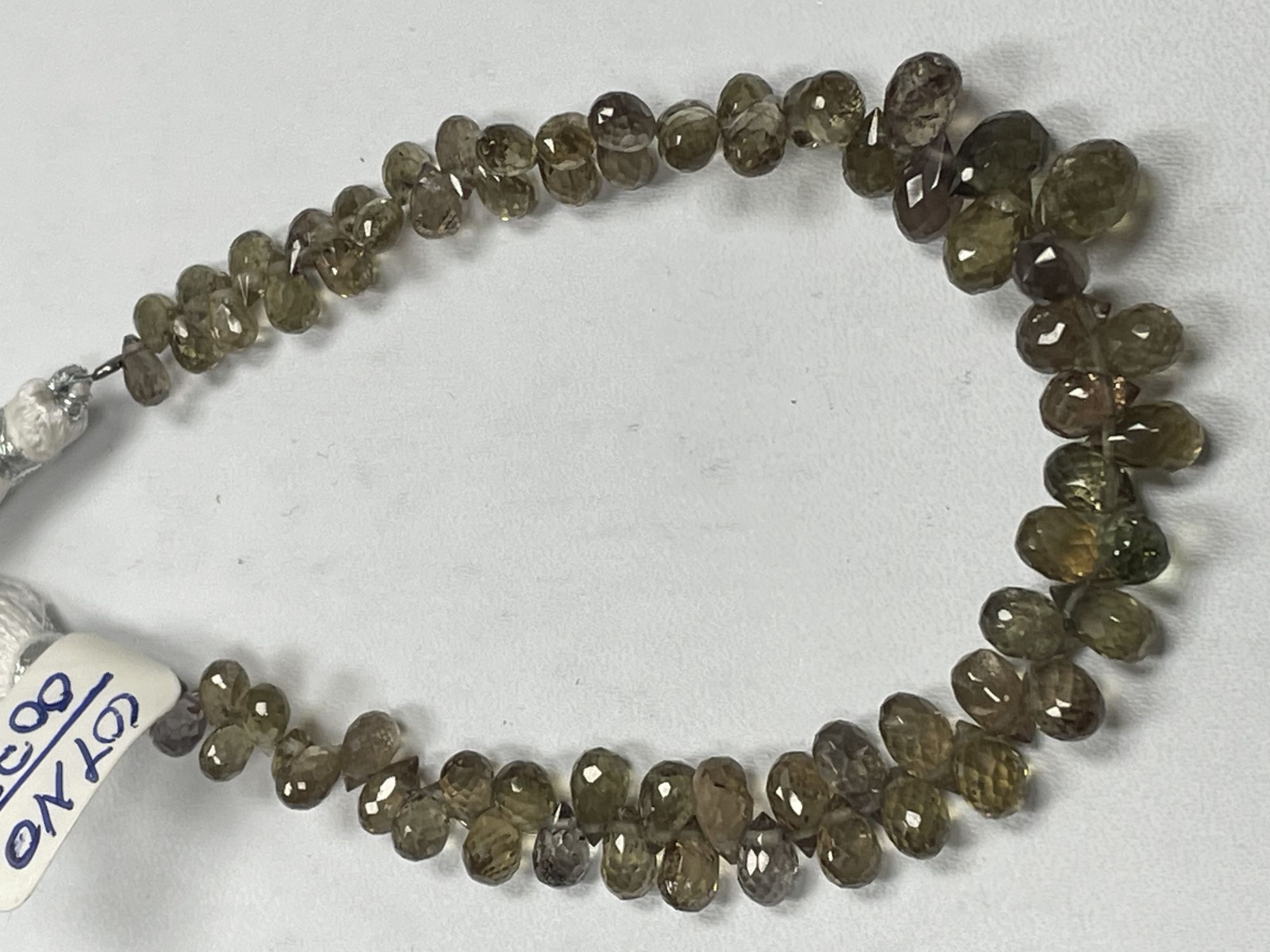 Color Change Garnet Drop Faceted