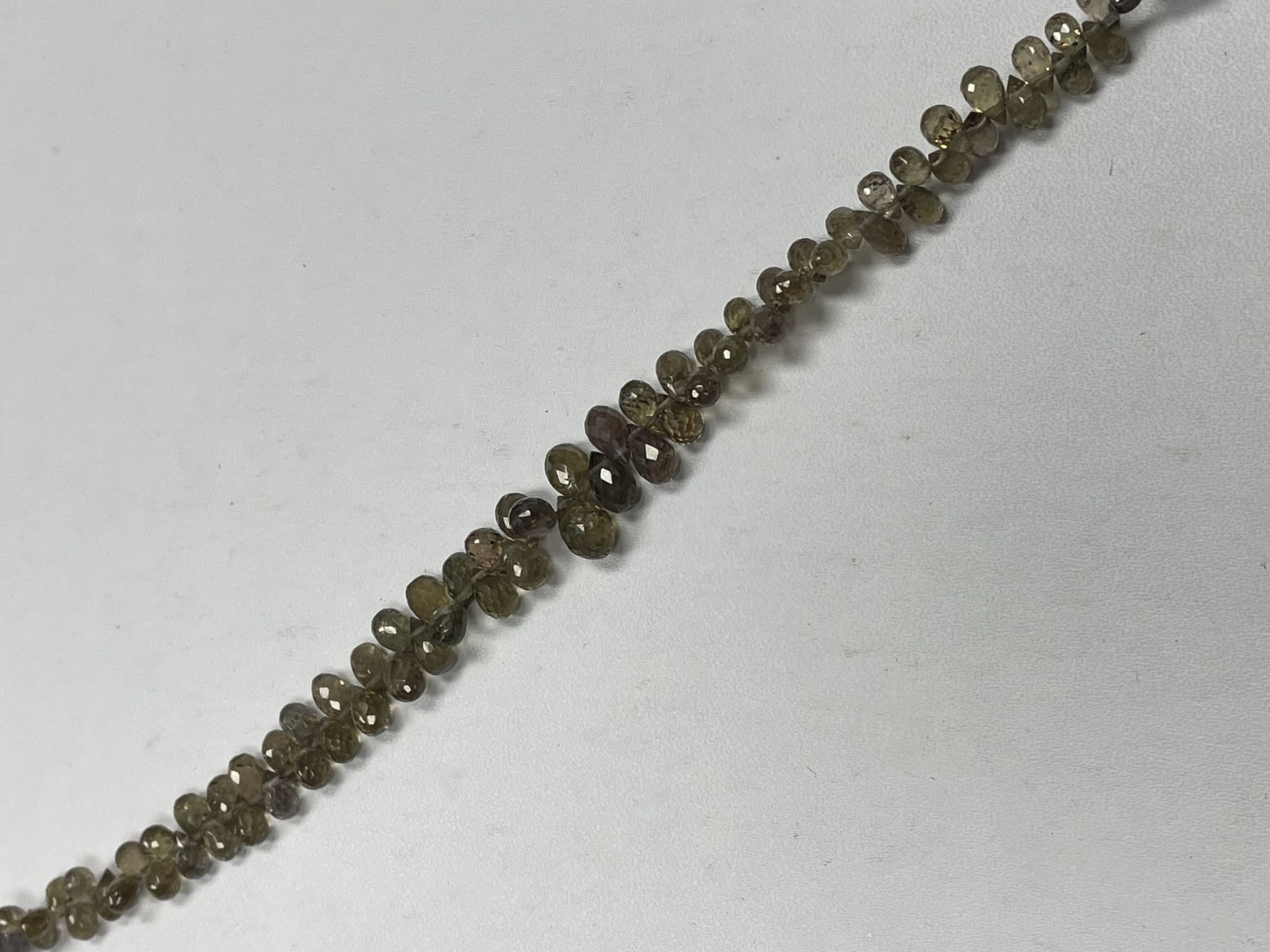 Color Change Garnet Drop Faceted