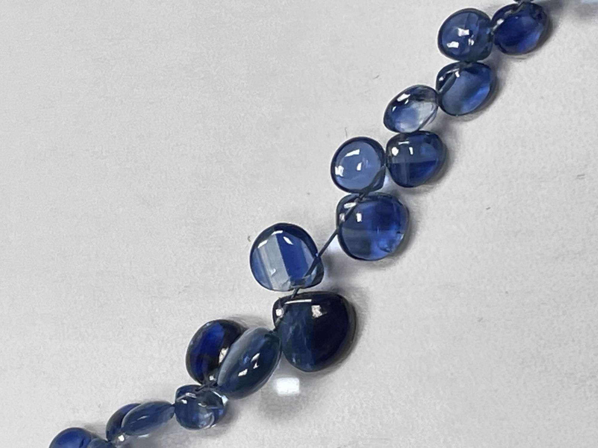 Blue Kyanite Heart smooth