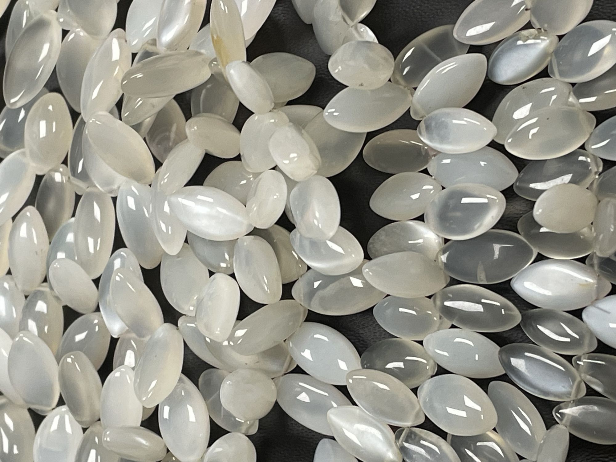 White Moonstone Marquise Smooth