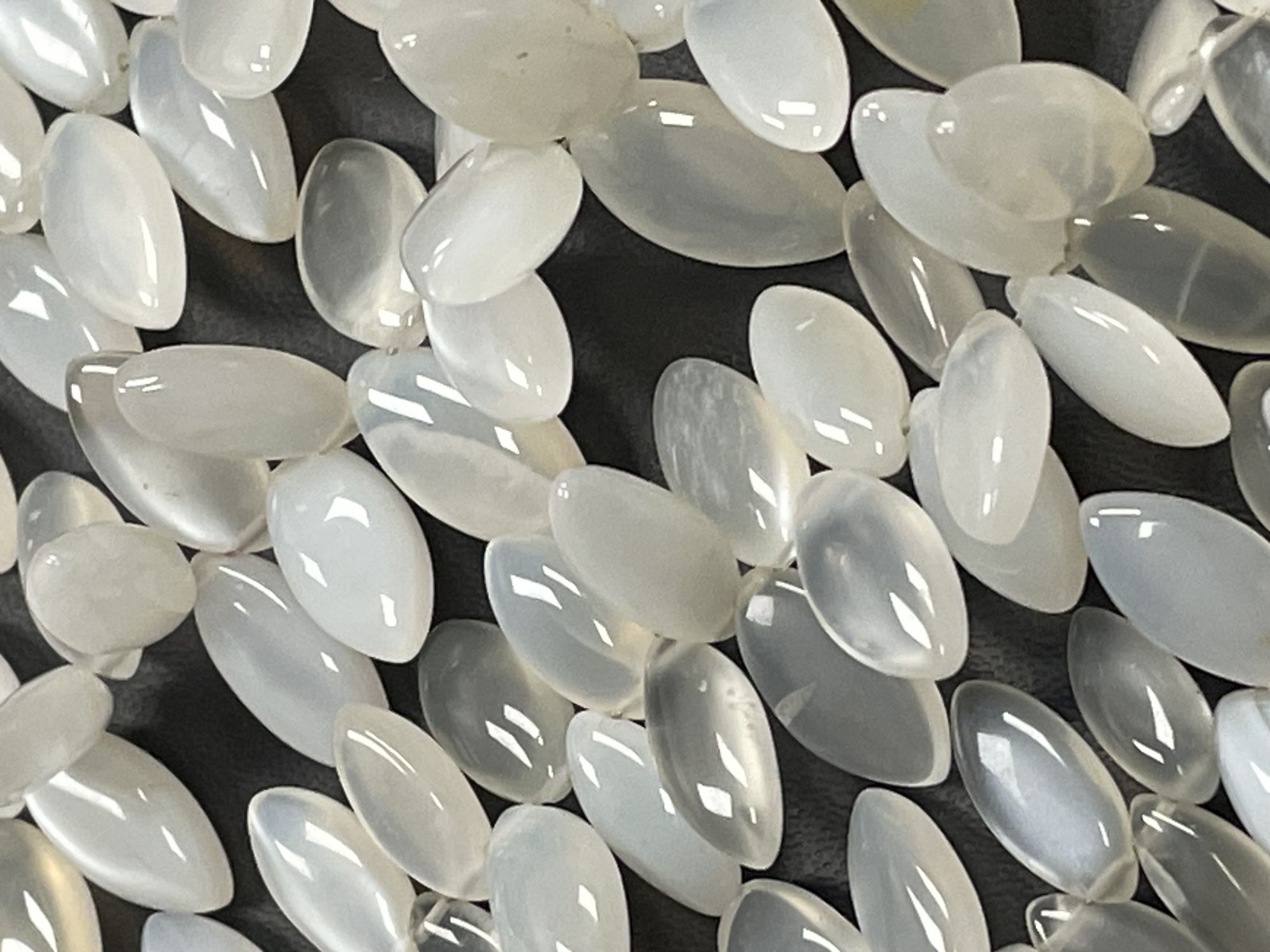 White Moonstone Marquise Smooth