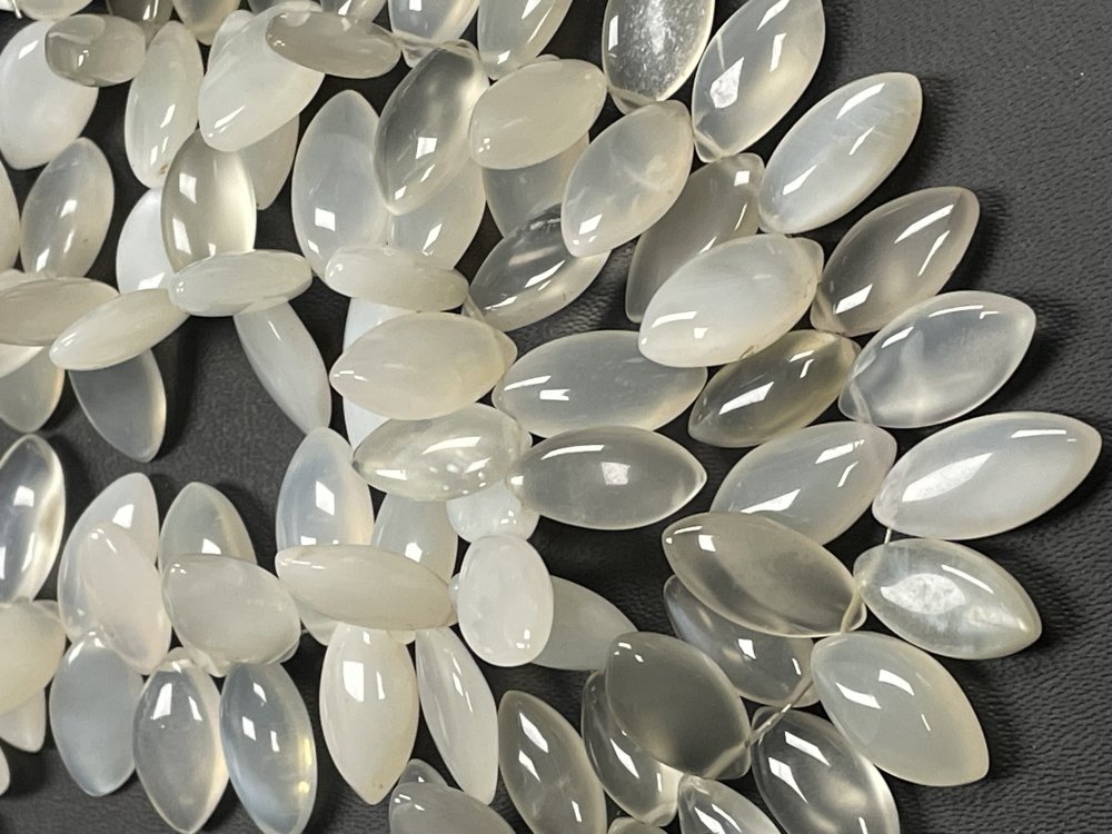 White Moonstone Marquise Smooth