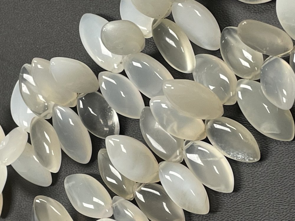 White Moonstone Marquise Smooth