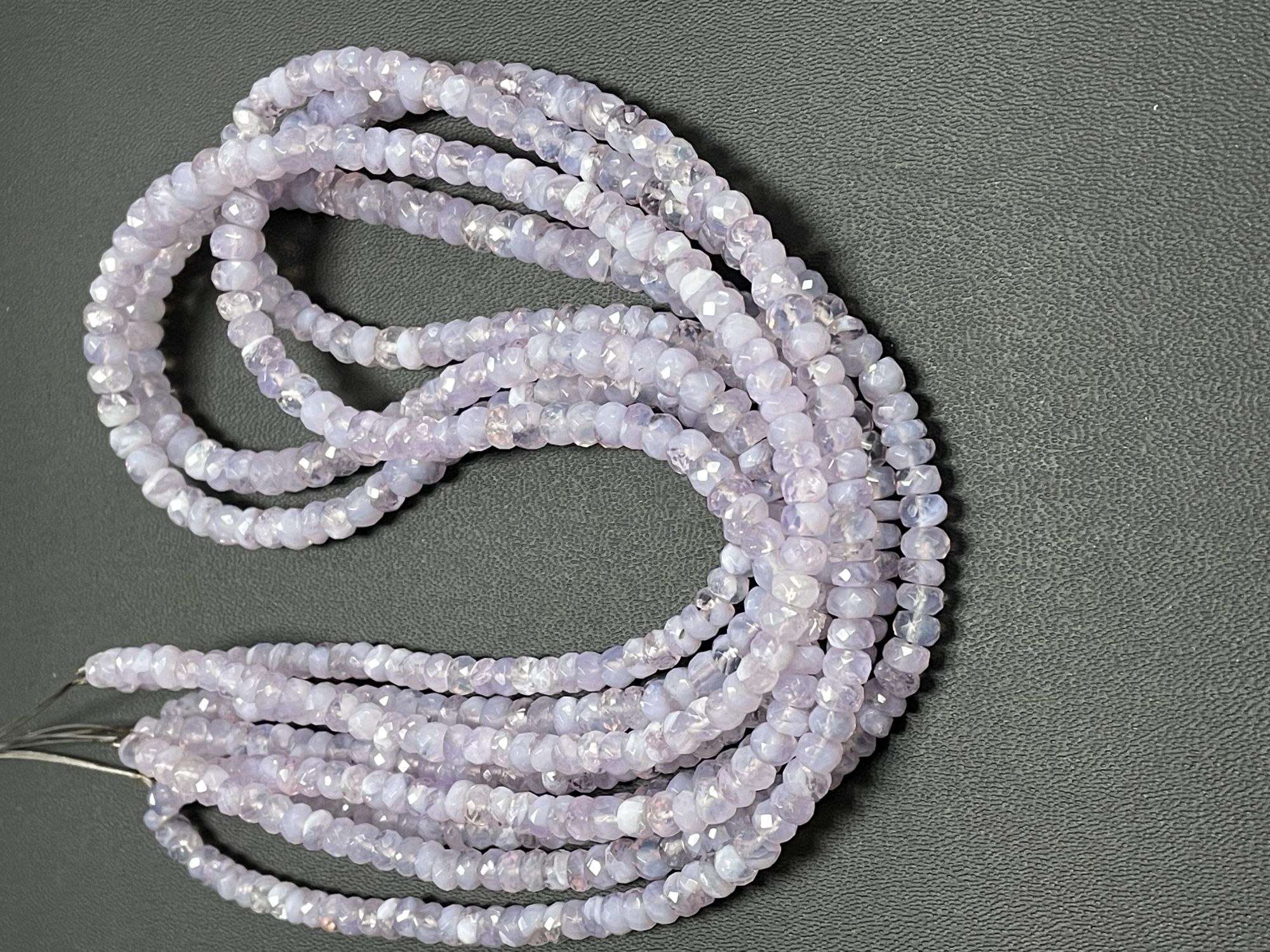 Scorolite Rondelle Faceted