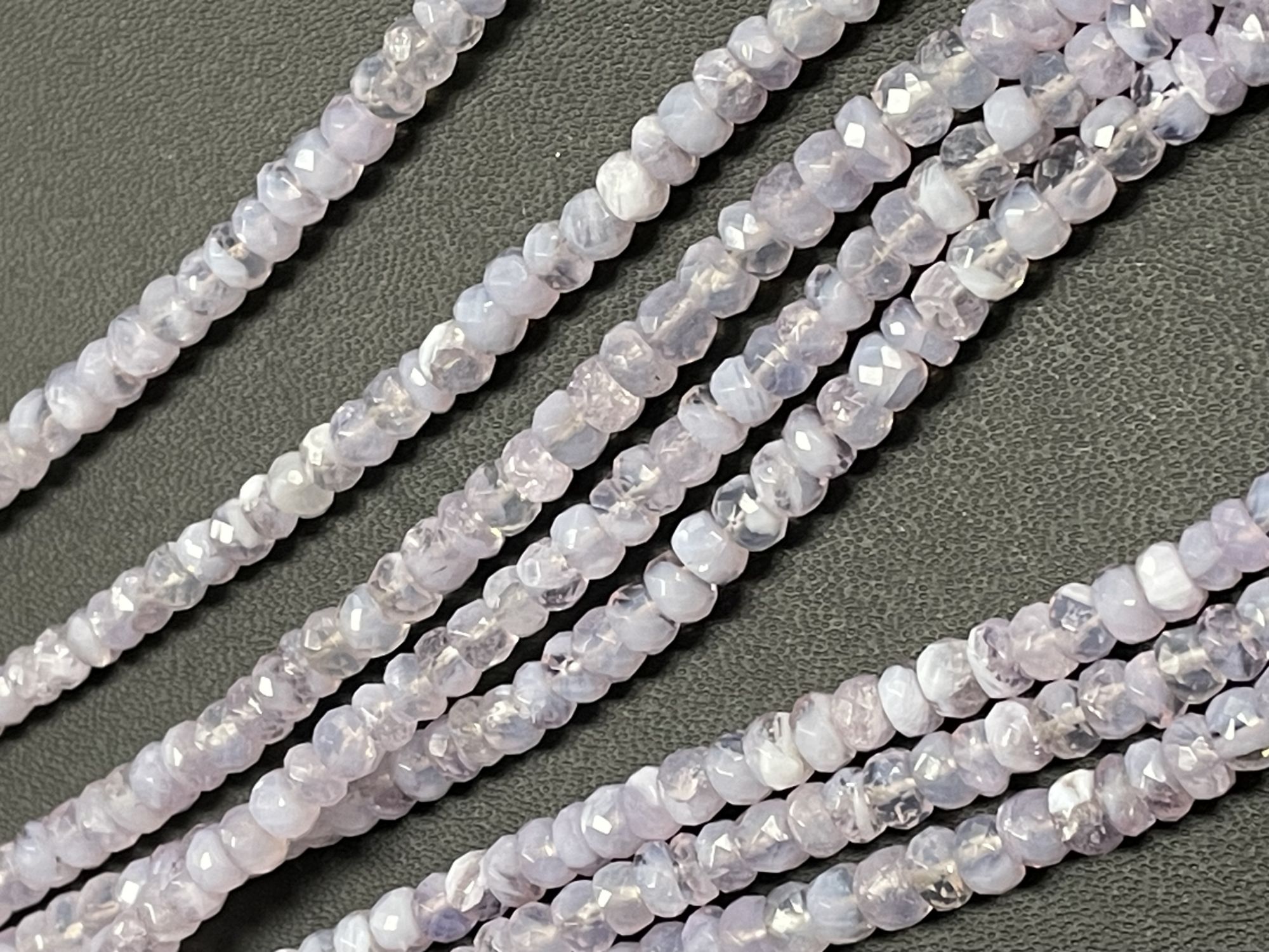 Scorolite Rondelle Faceted