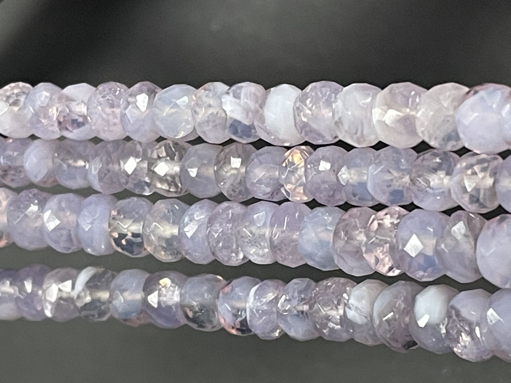 Scorolite Rondelle Faceted