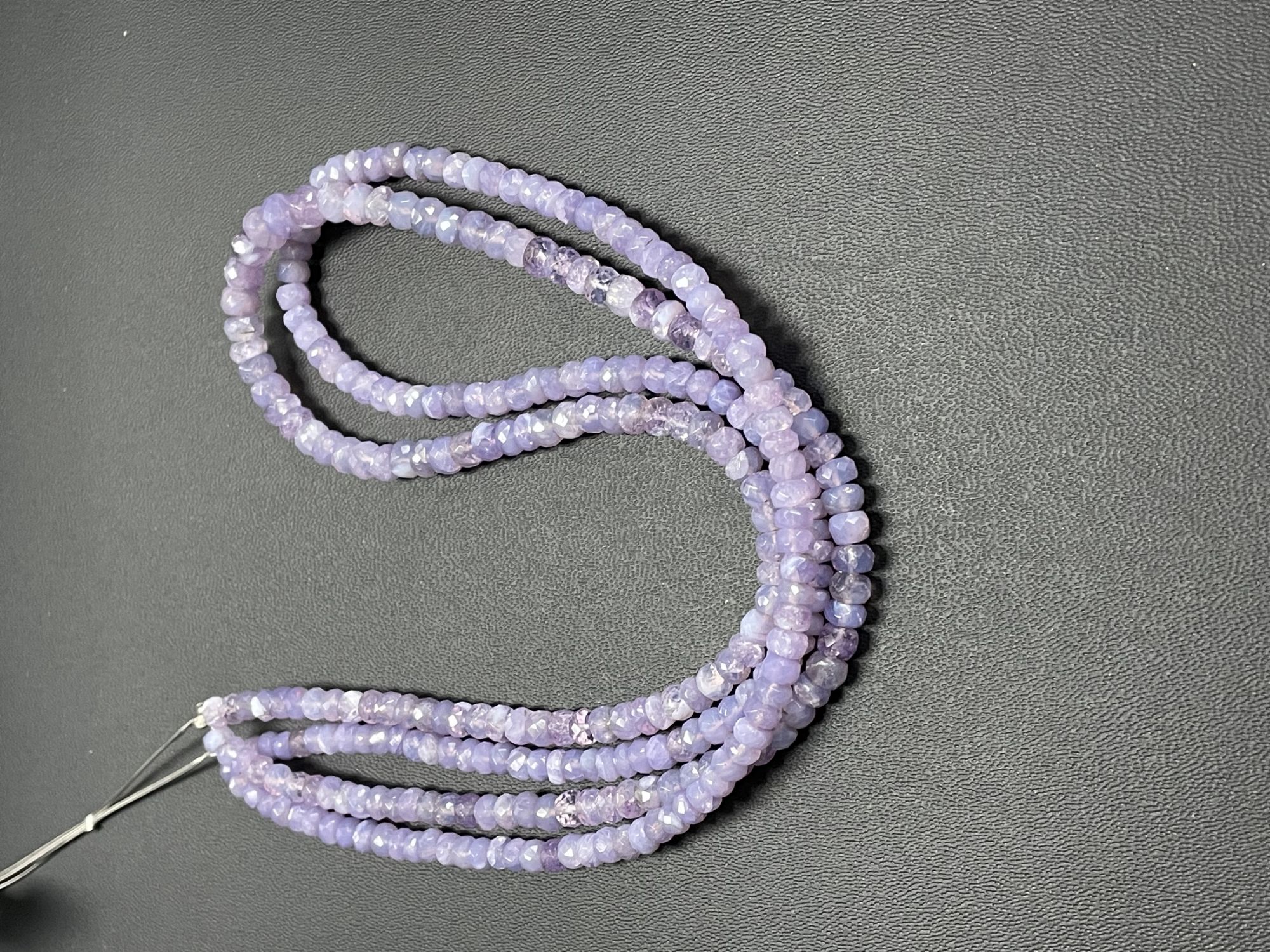 Scorolite Rondelle Faceted