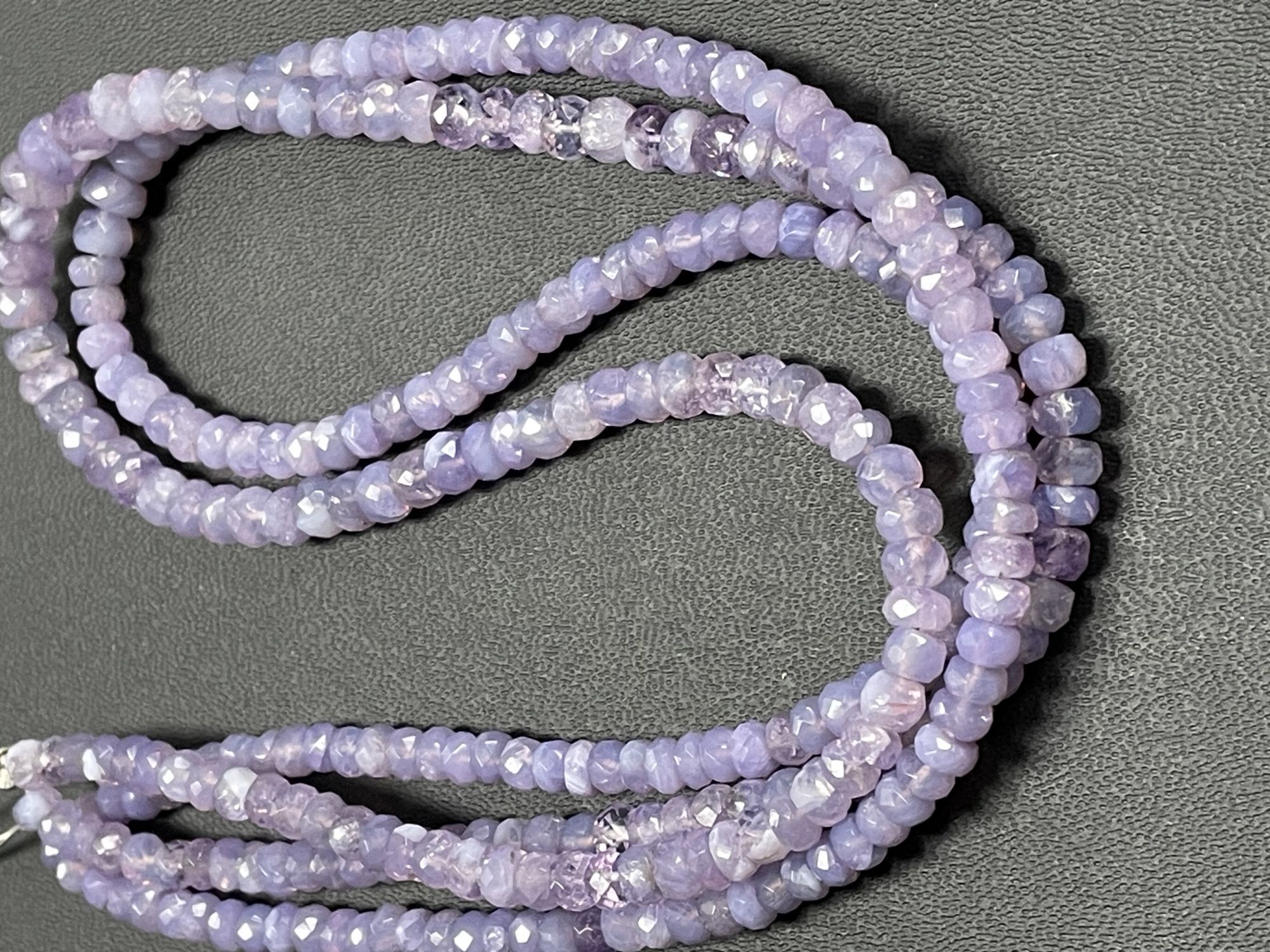 Scorolite Rondelle Faceted