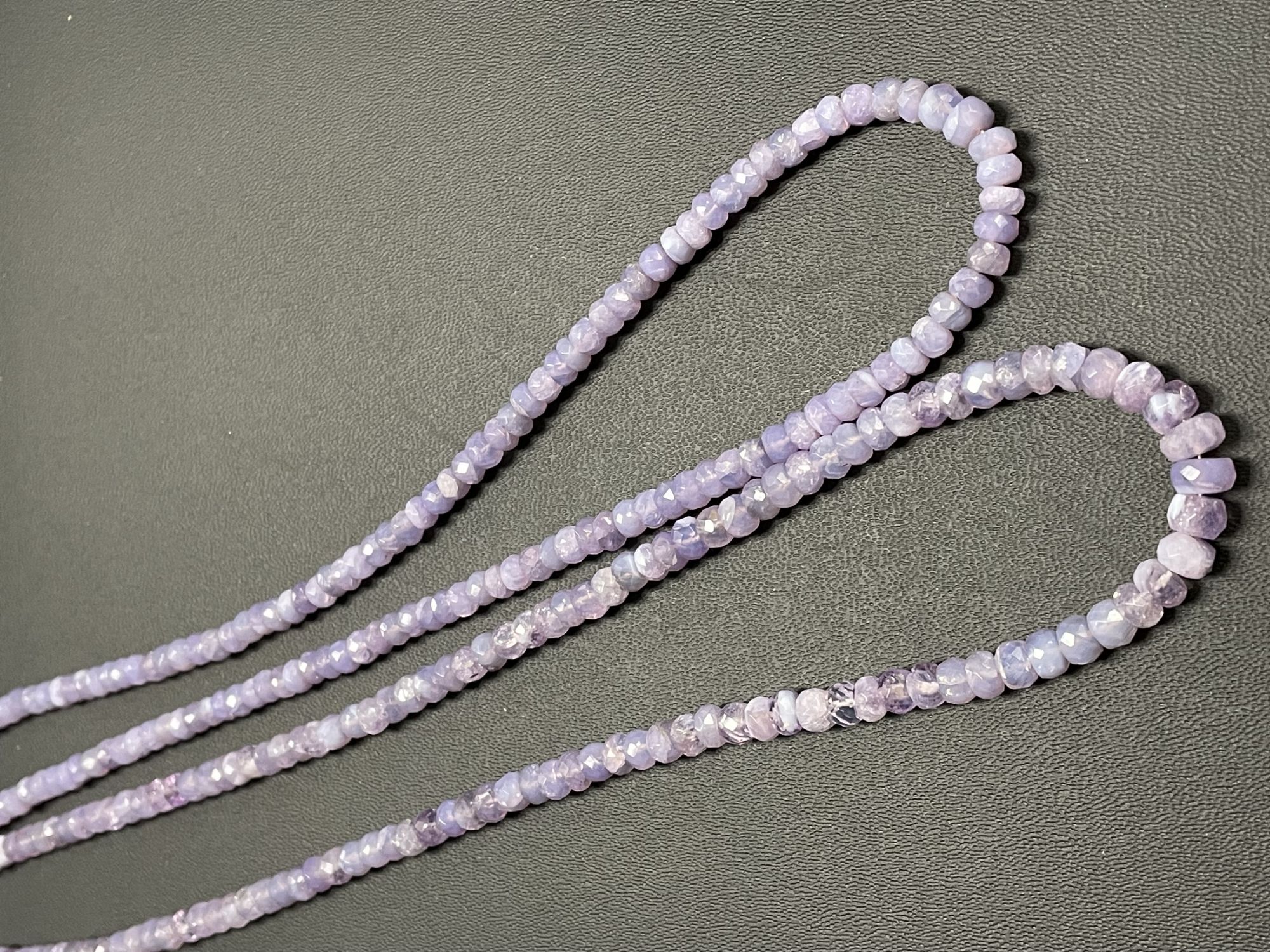 Scorolite Rondelle Faceted