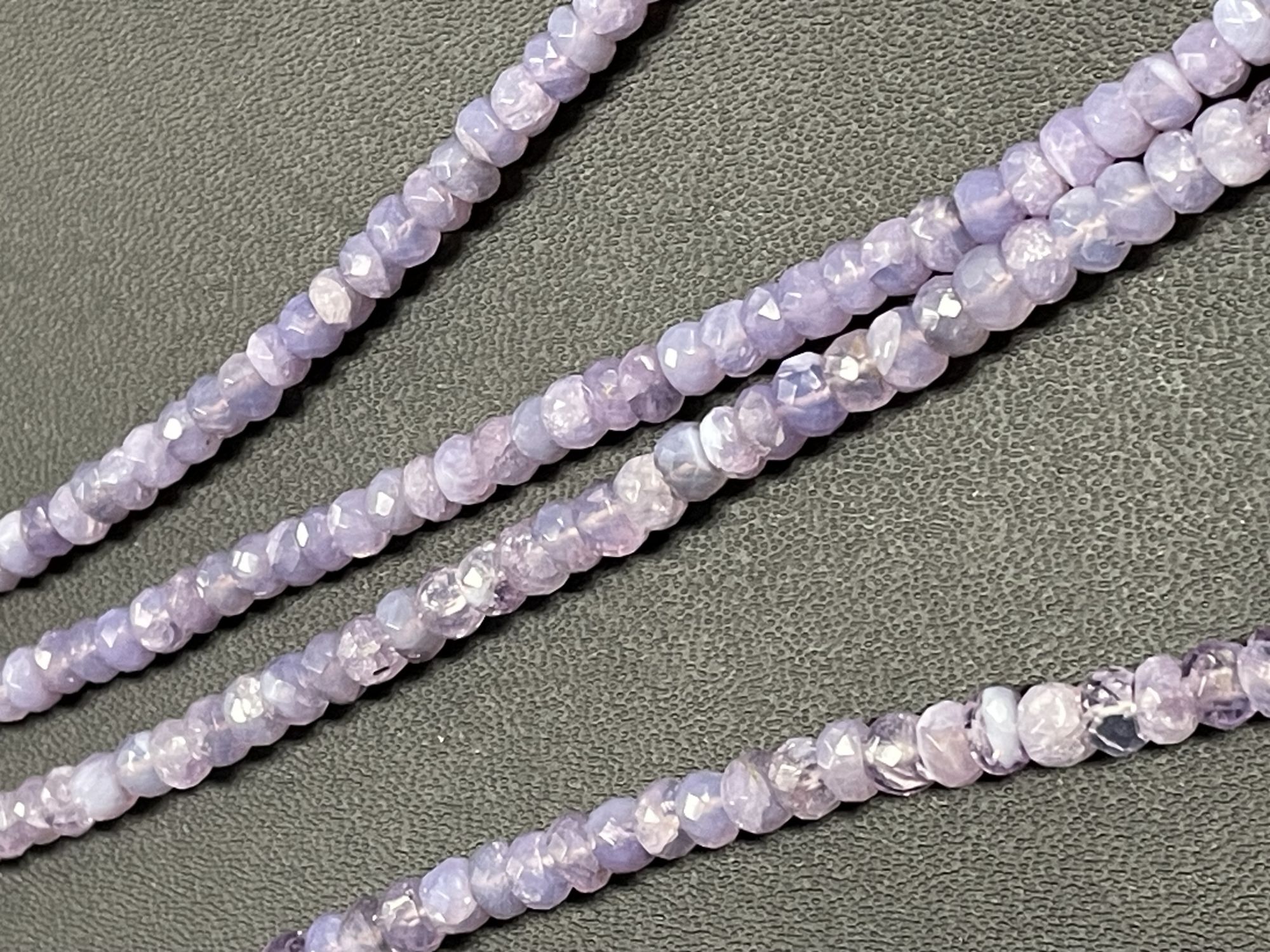 Scorolite Rondelle Faceted