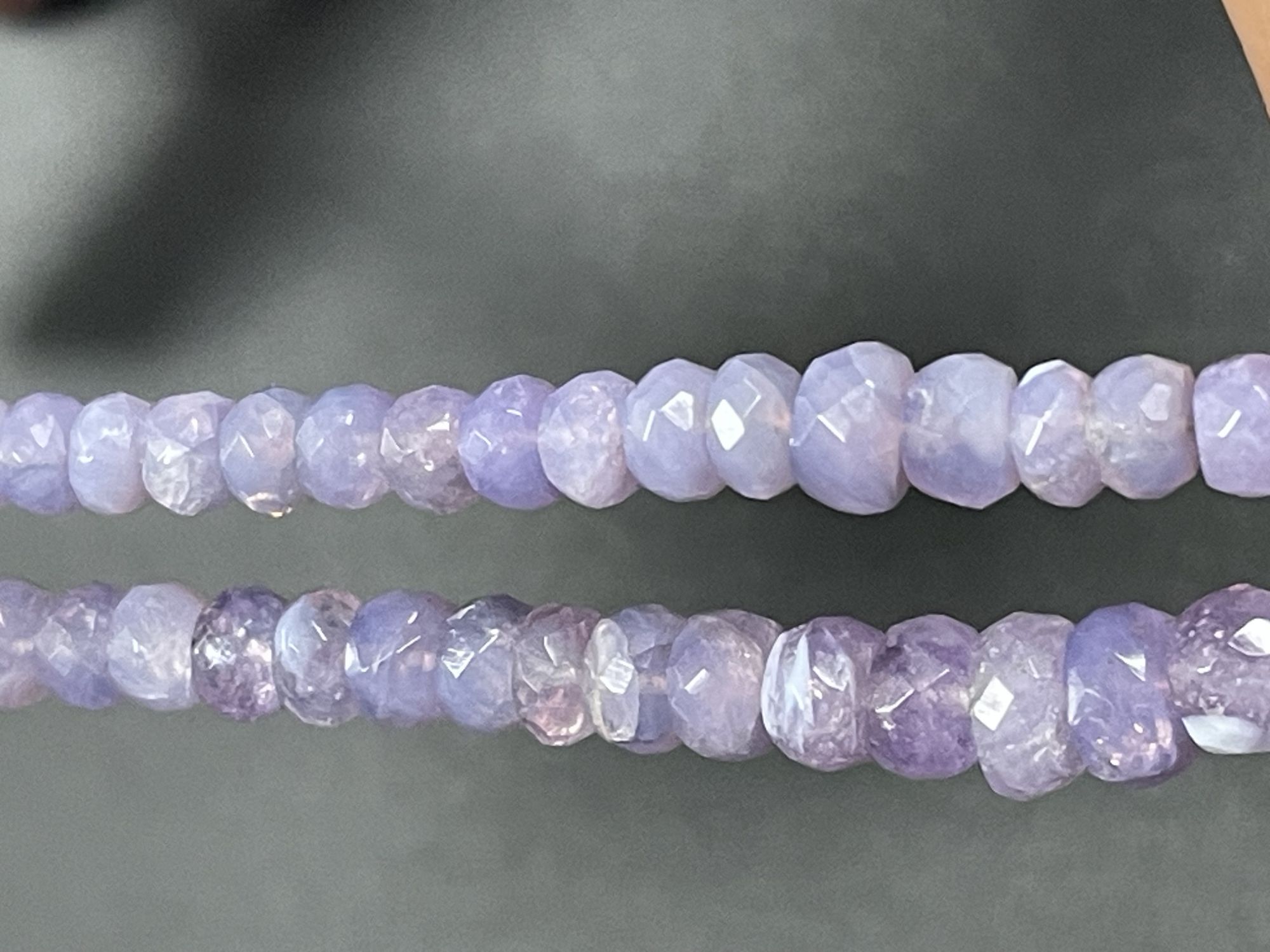 Scorolite Rondelle Faceted