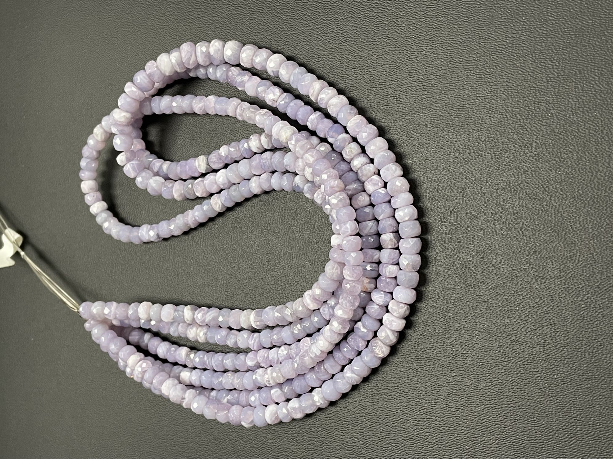 Scorolite Rondelle Faceted