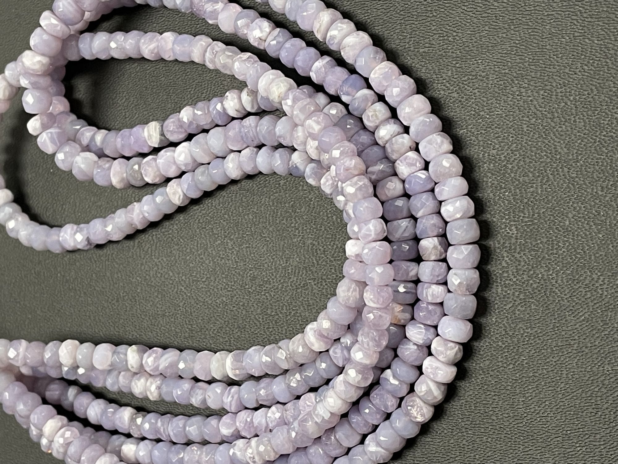 Scorolite Rondelle Faceted