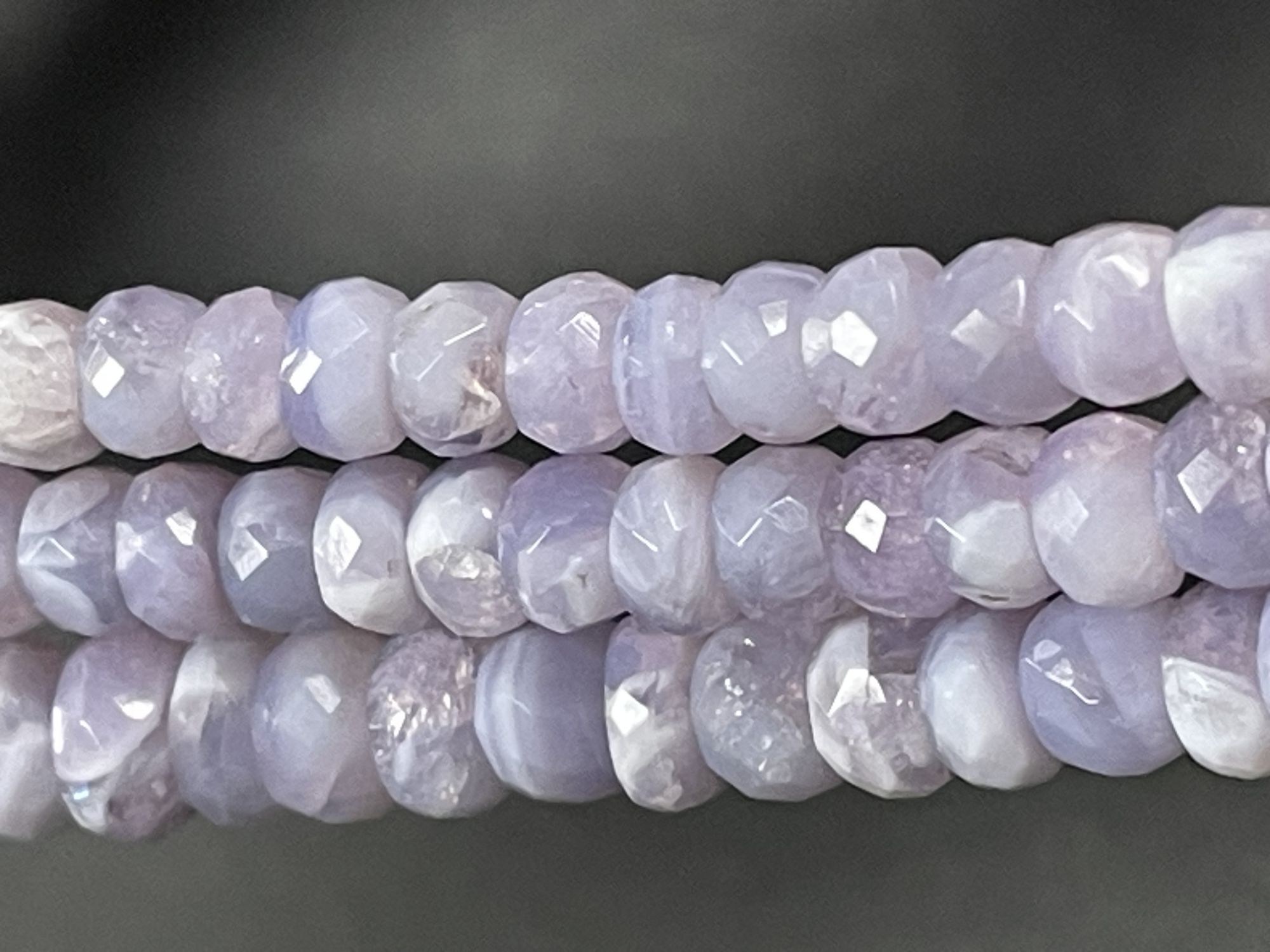 Scorolite Rondelle Faceted