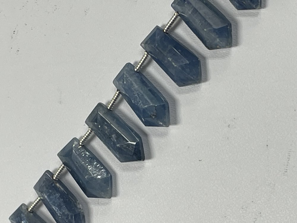 Blue Kyanite Fancy Cut Faceted