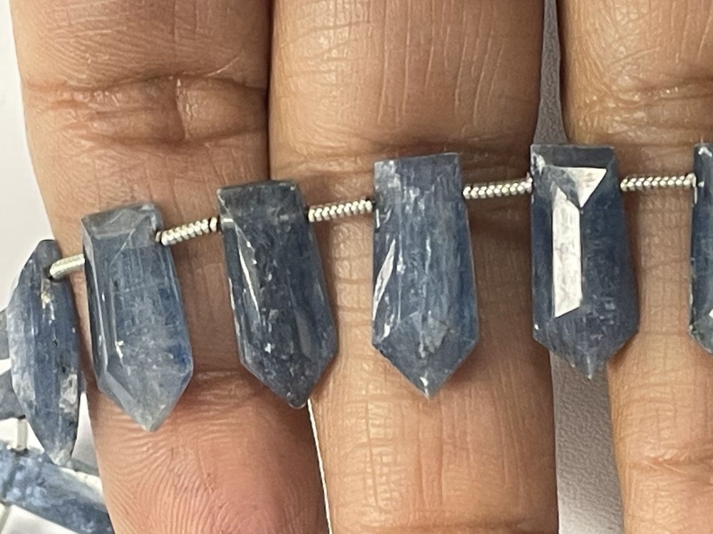 Blue Kyanite Fancy Cut Faceted