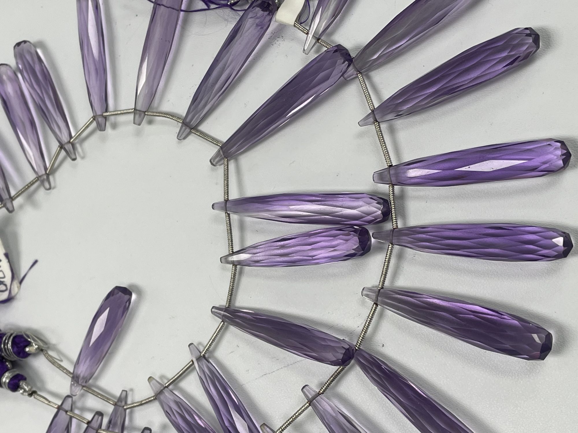 Amethyst Hydro Quartz Long Drops