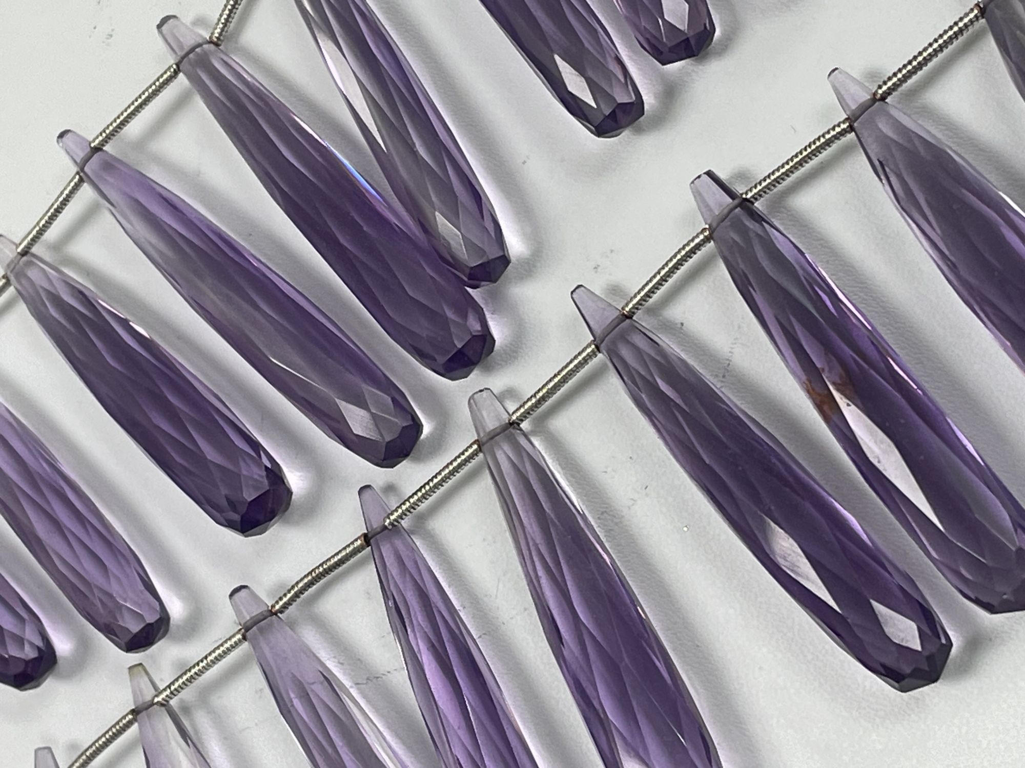 Amethyst Hydro Quartz Long Drops