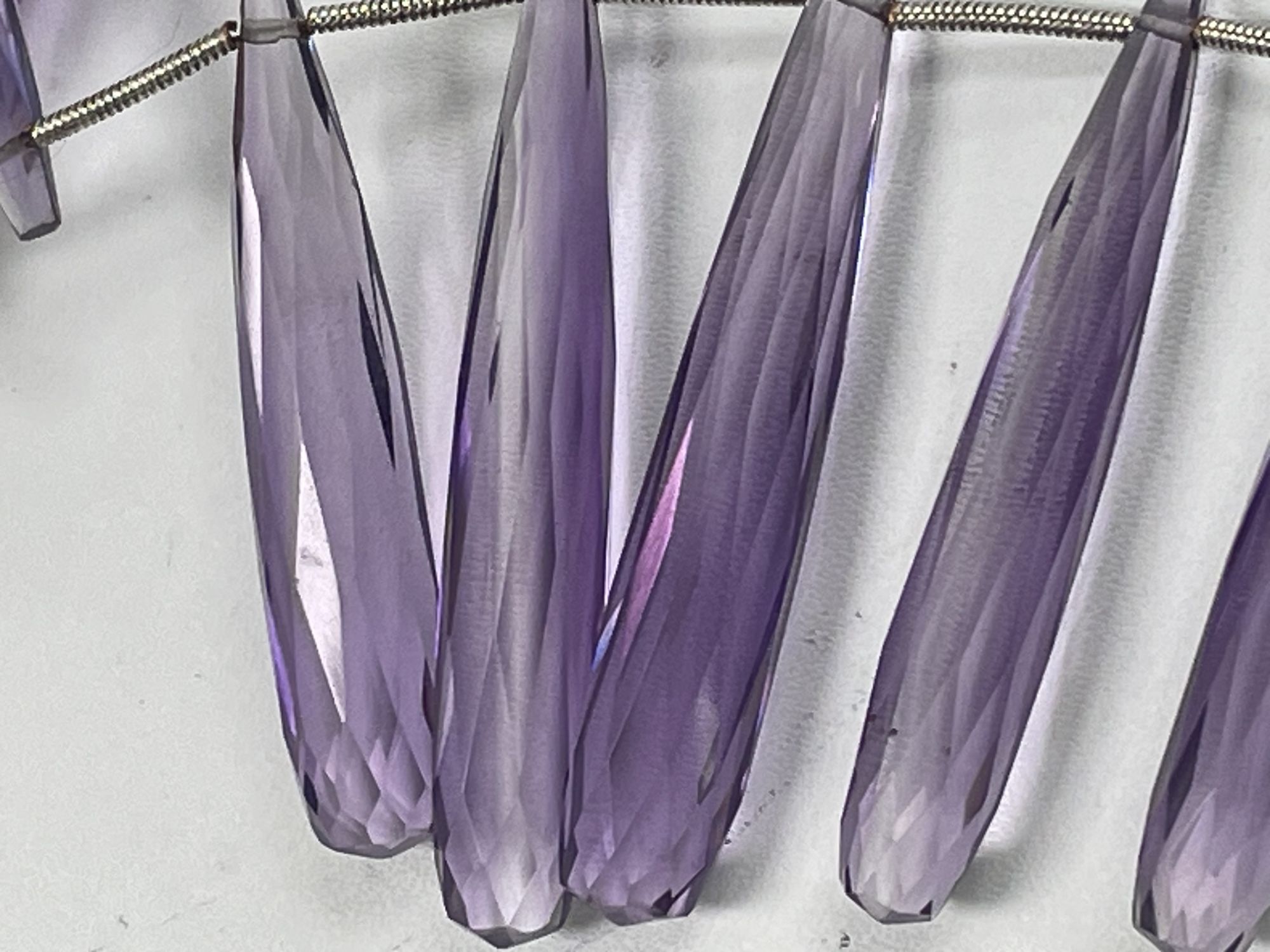 Amethyst Hydro Quartz Long Drops
