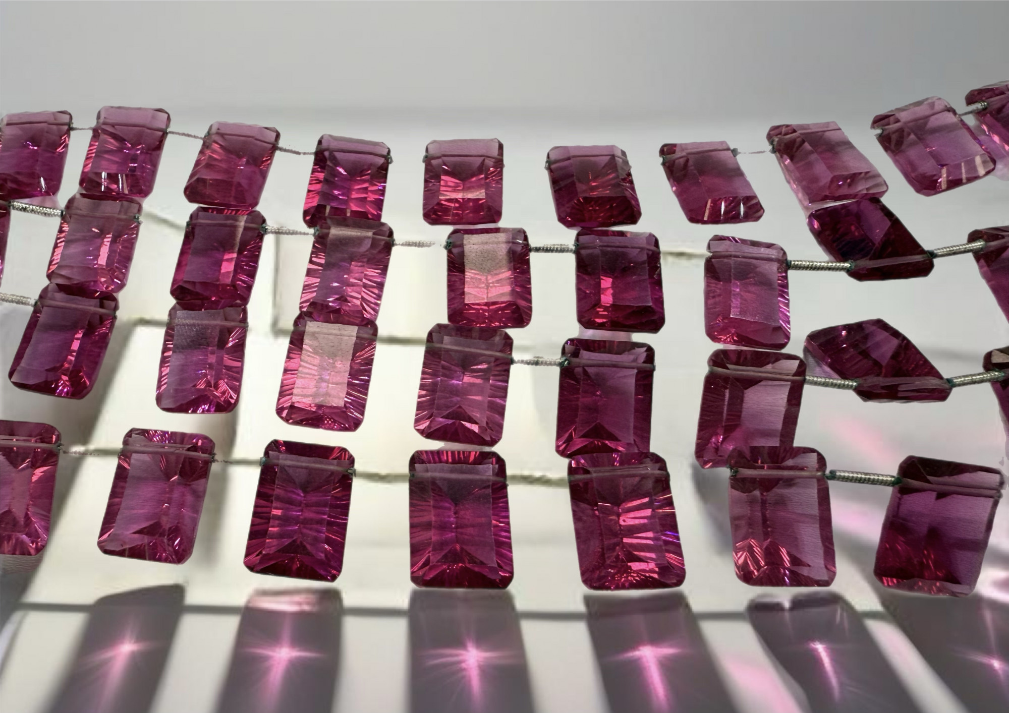 Rubilite Quartz Nuggets