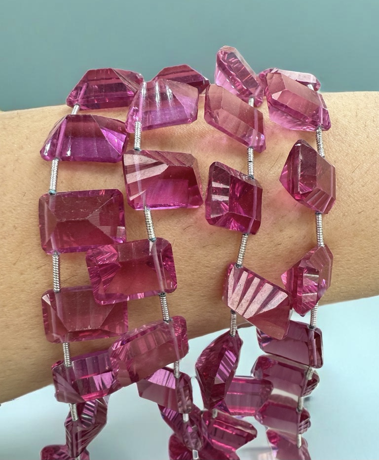 Rubilite Quartz Nuggets