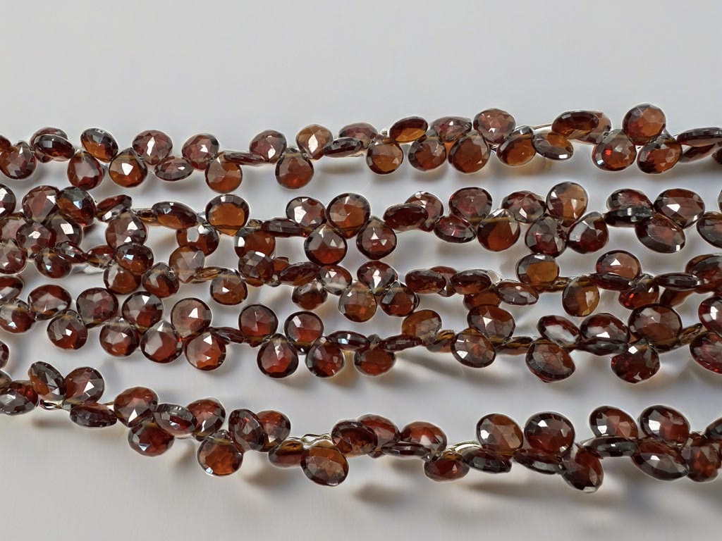 Red Hydro Quartz Heart Faceted