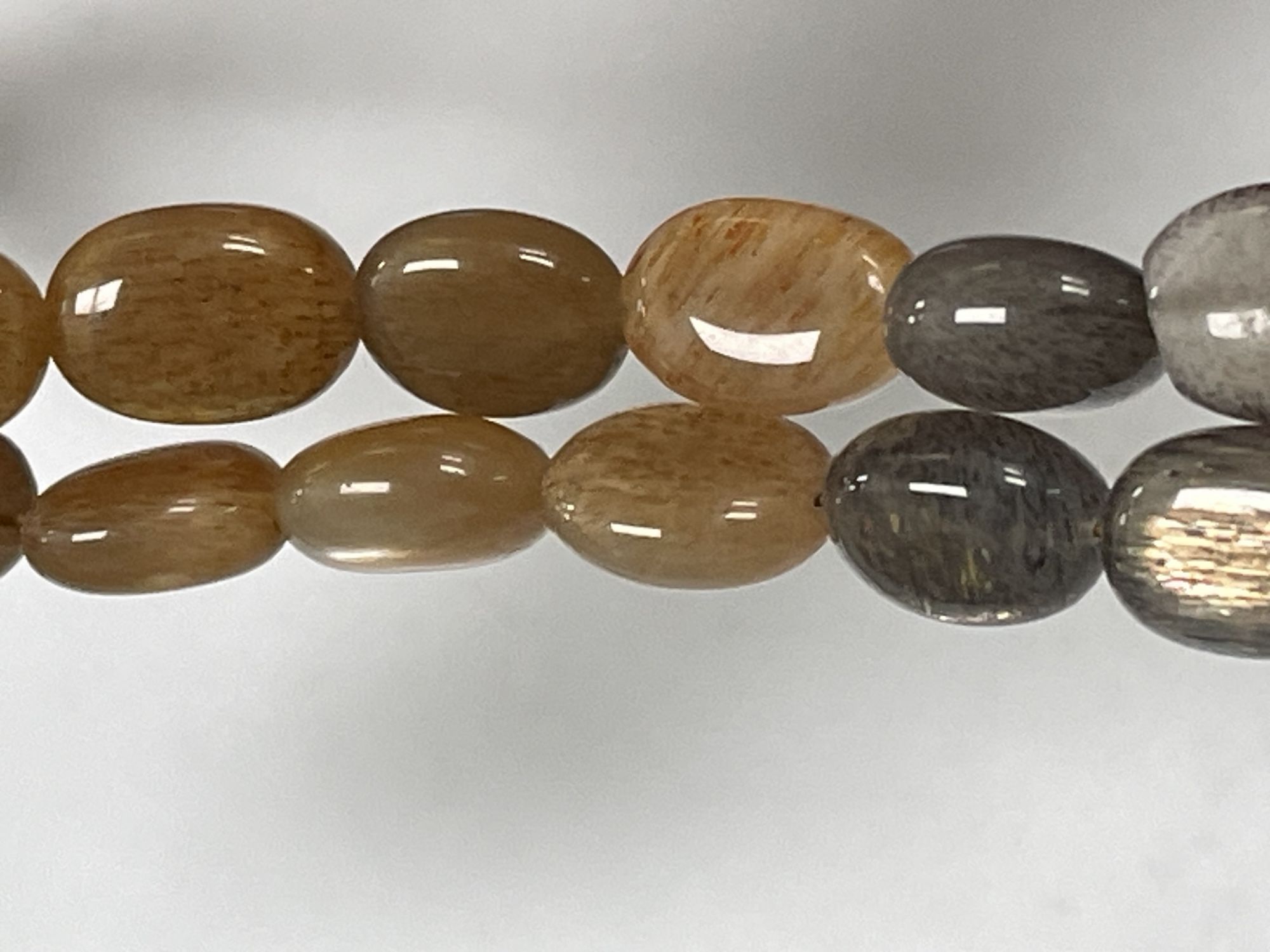 Multi Goldshine Moonstone Oval Smooth