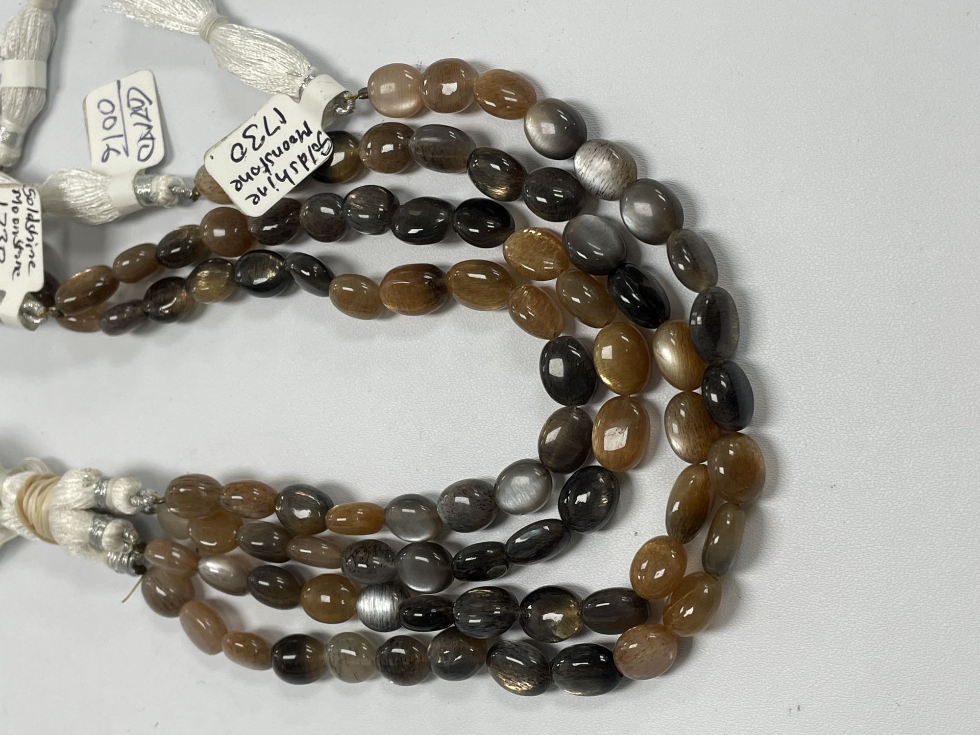 Multi Goldshine Moonstone Oval Smooth