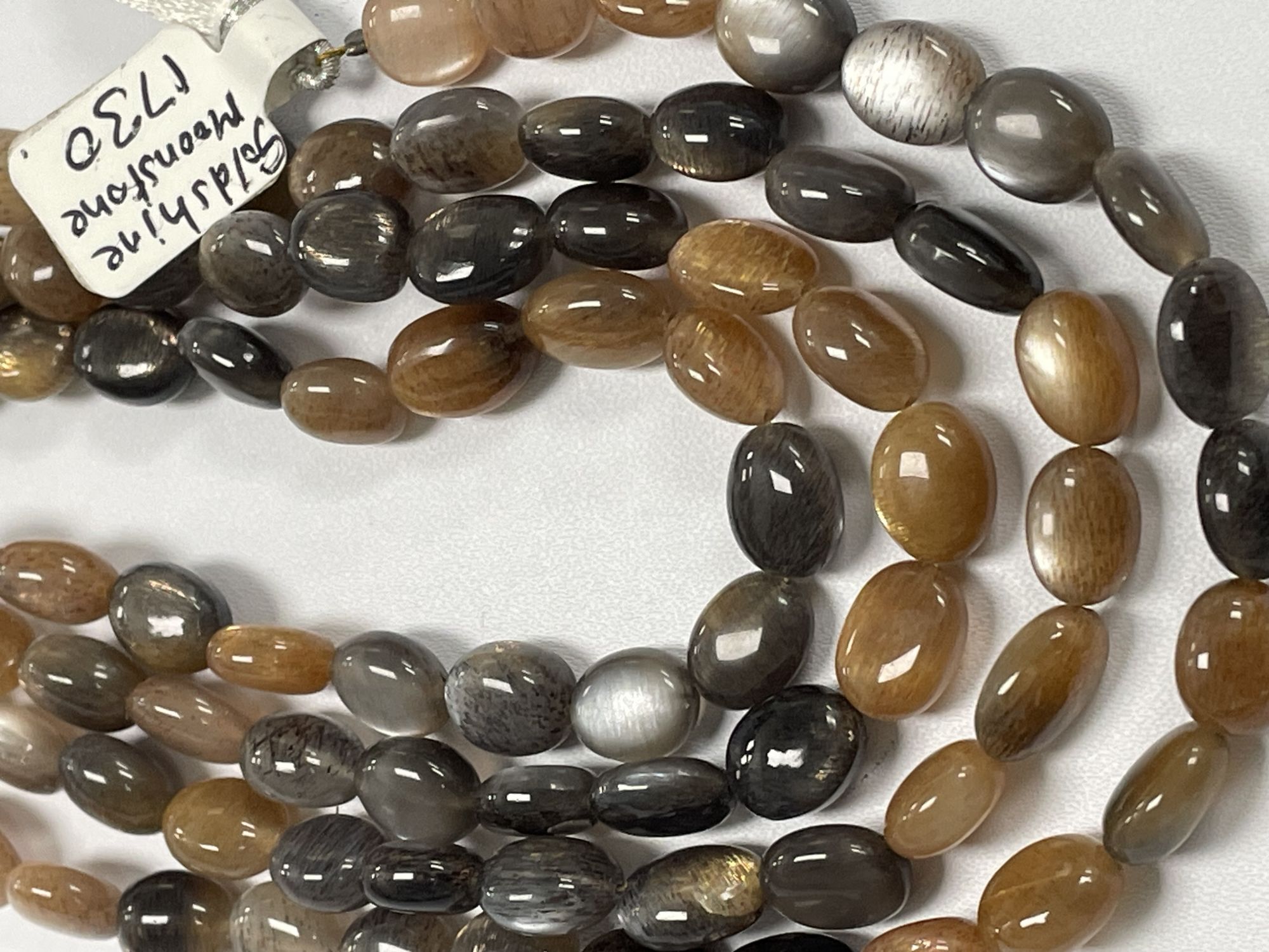 Multi Goldshine Moonstone Oval Smooth