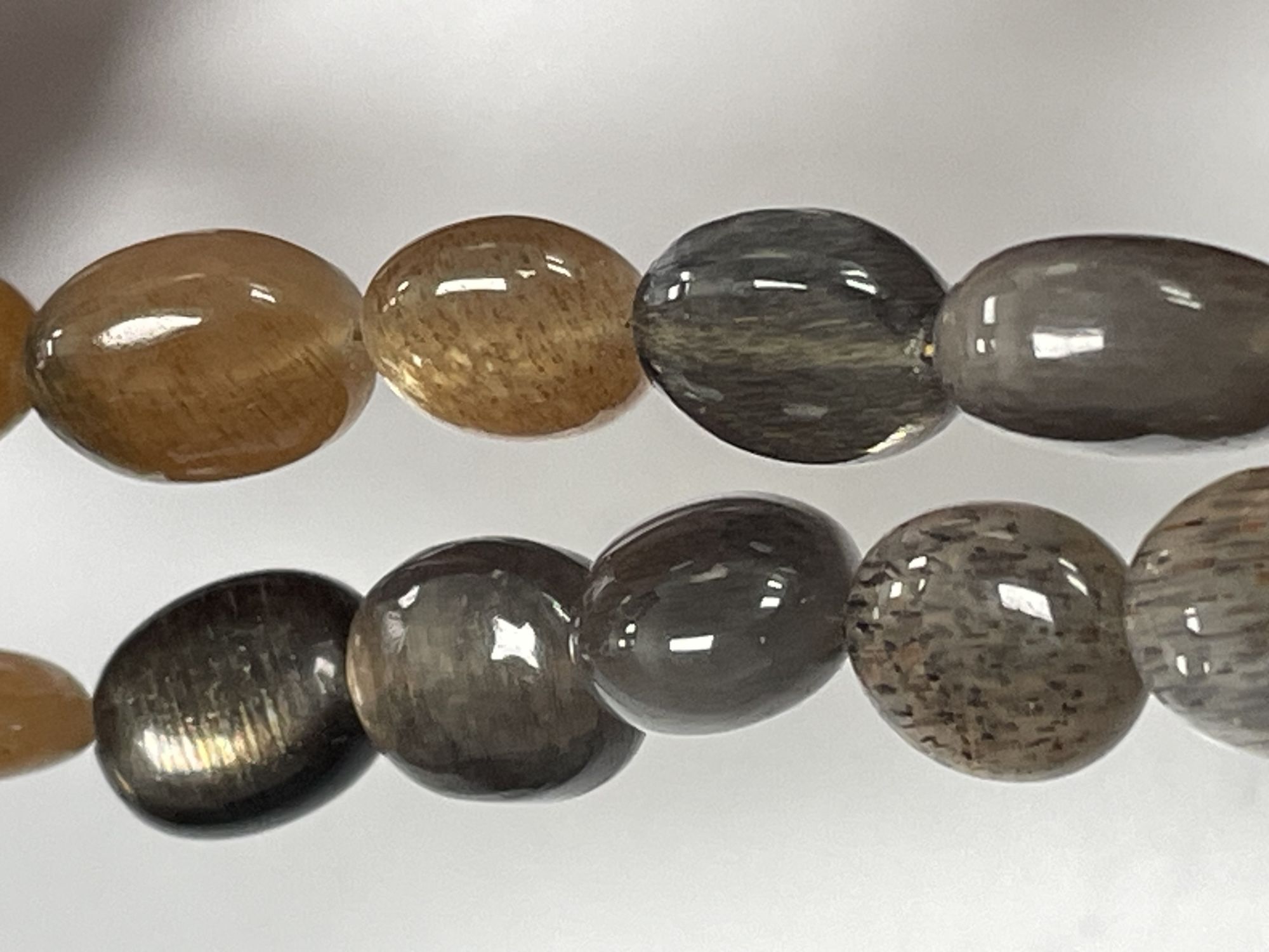 Multi Goldshine Moonstone Oval Smooth