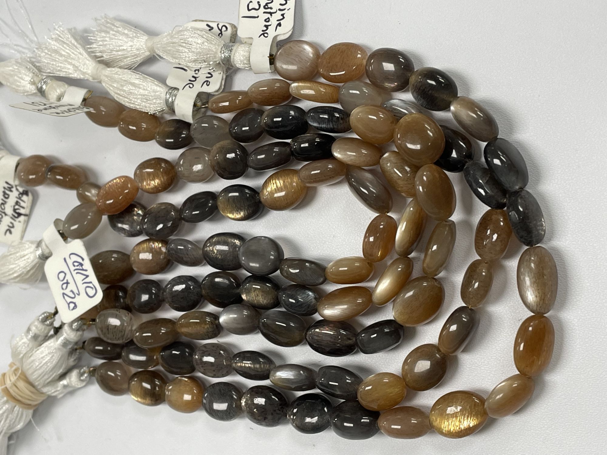 Multi Goldshine Moonstone Oval Smooth