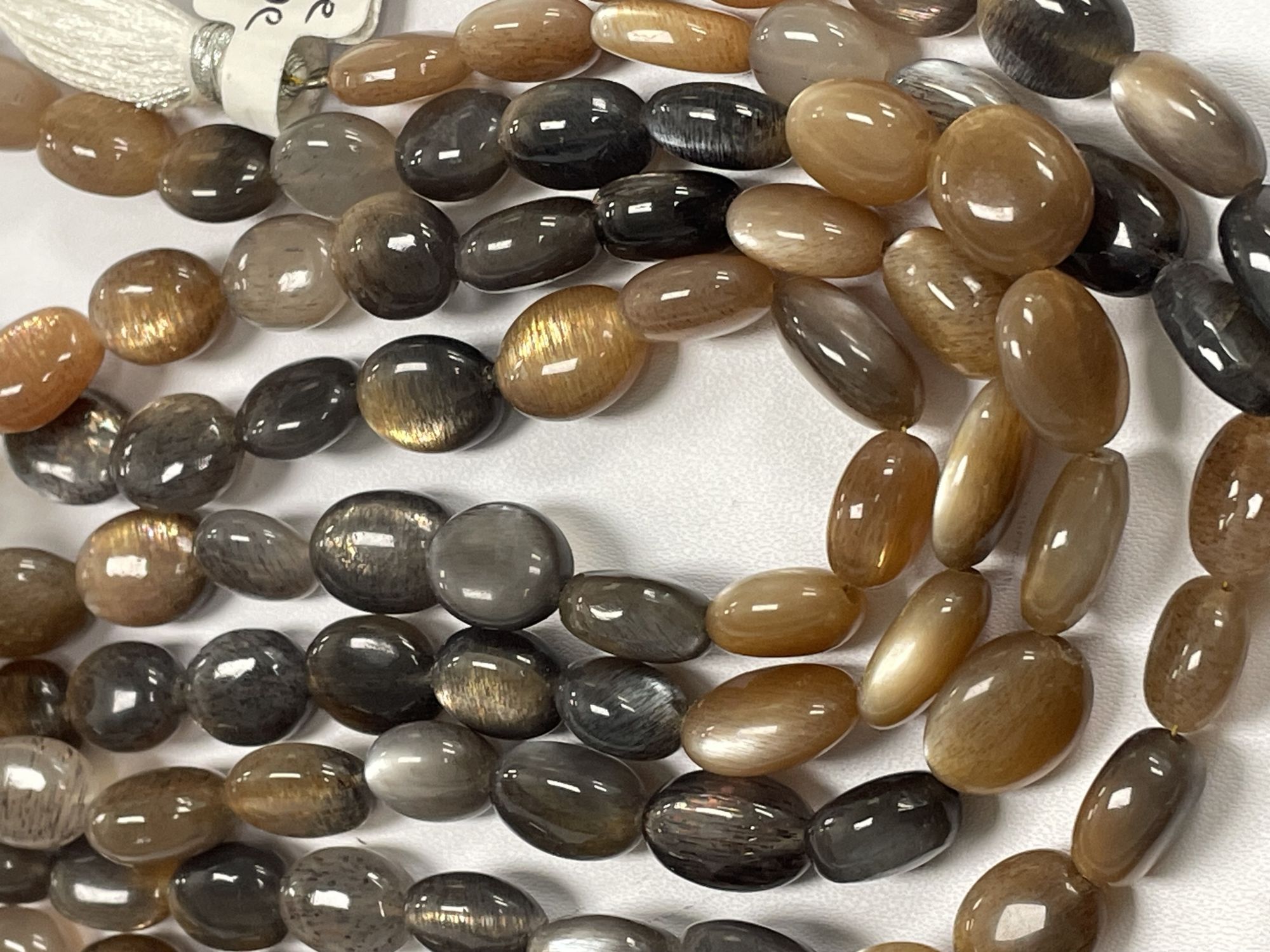 Multi Goldshine Moonstone Oval Smooth