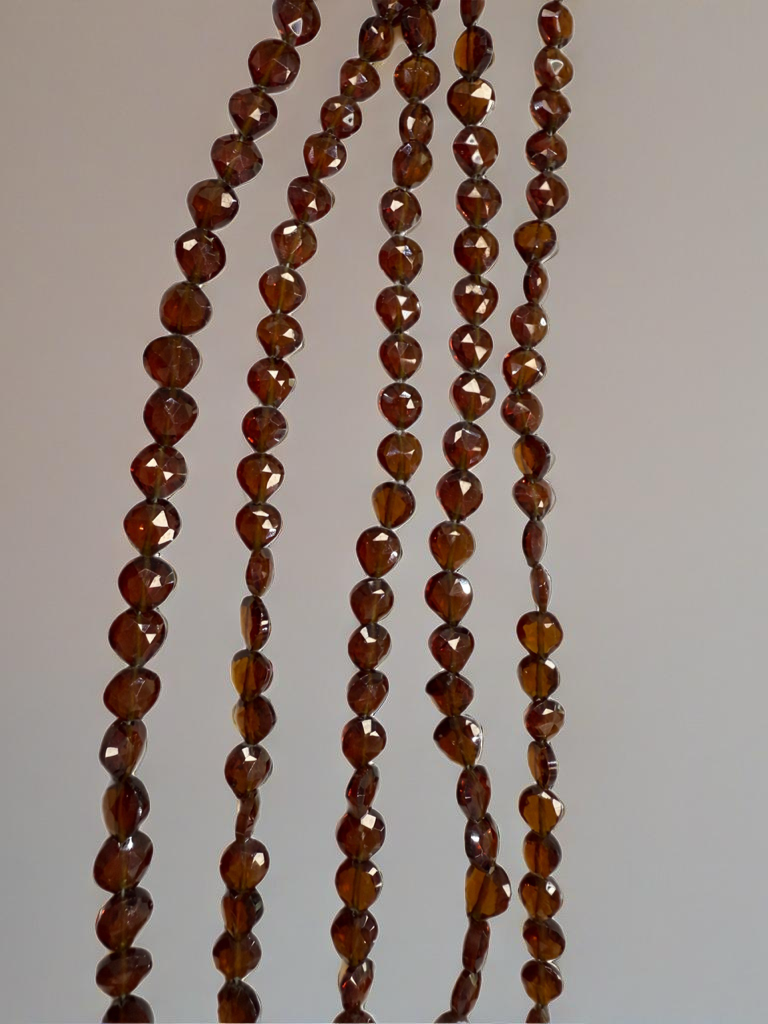 Red Hydro Quartz Heart Faceted