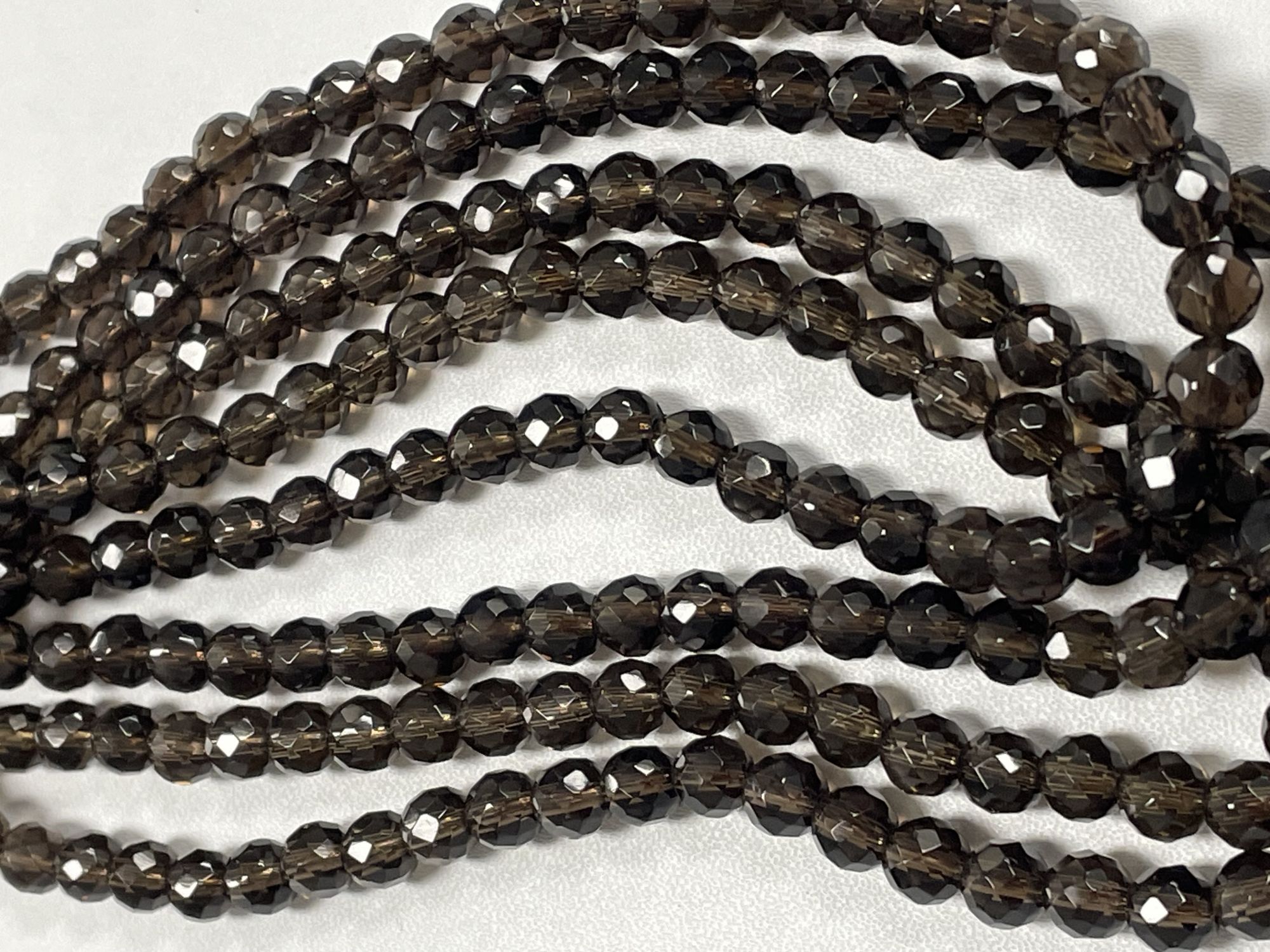 Smoky Quartz Round Faceted