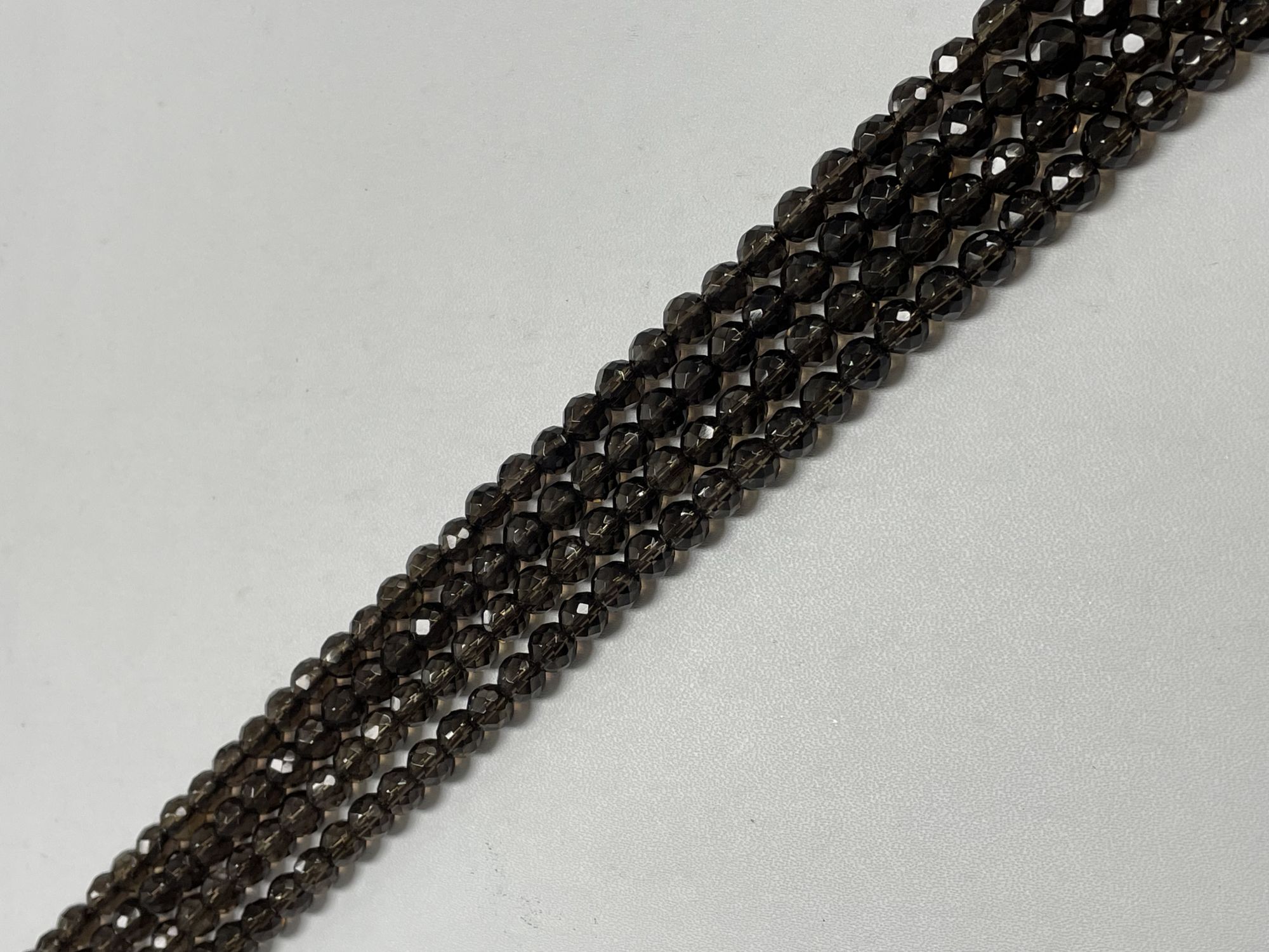 Smoky Quartz Round Faceted