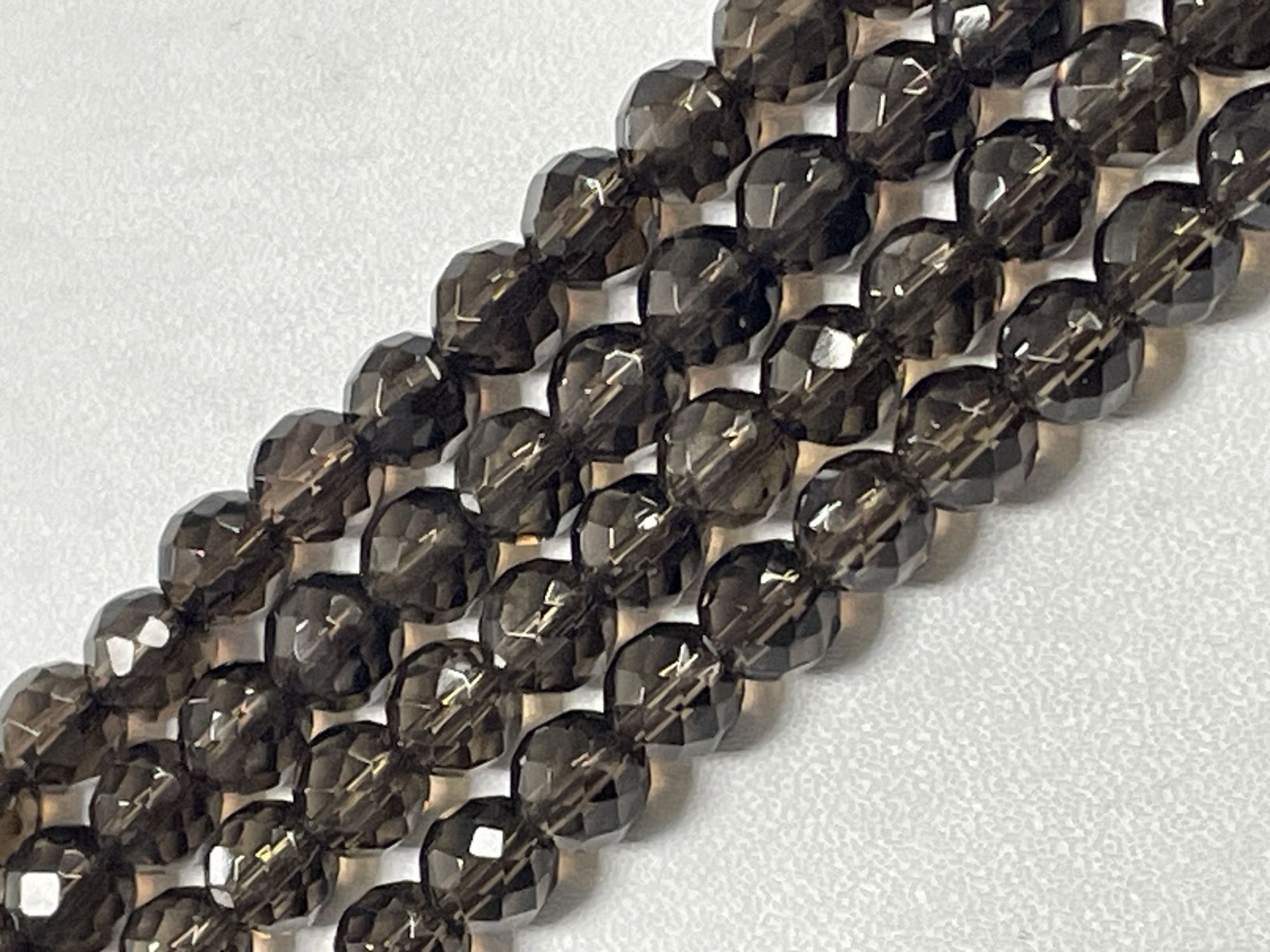 Smoky Quartz Round Faceted