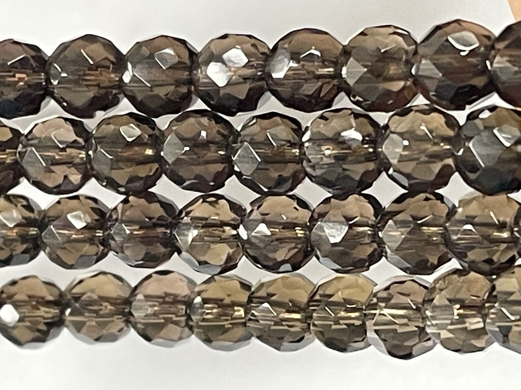 Smoky Quartz Round Faceted