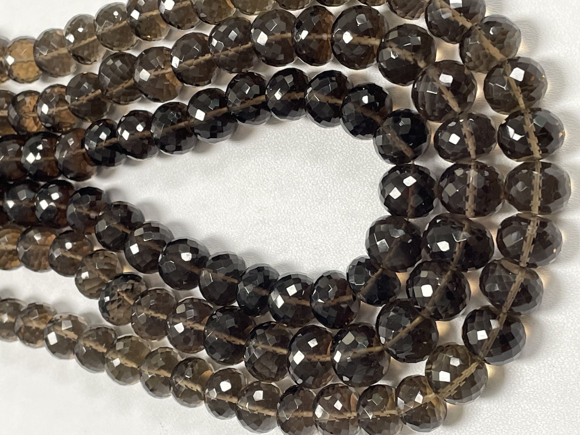 Smoky Quartz Round Faceted