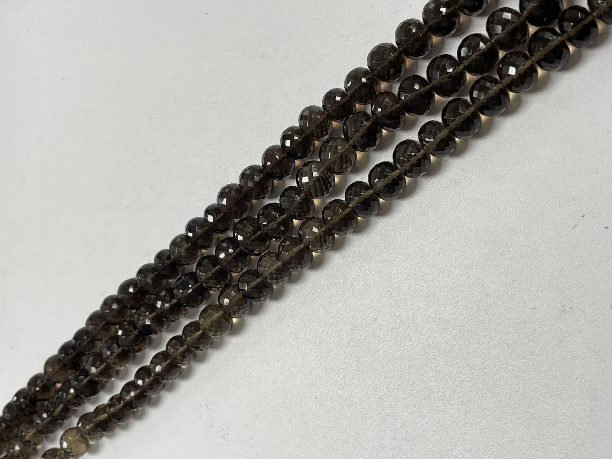Smoky Quartz Round Faceted
