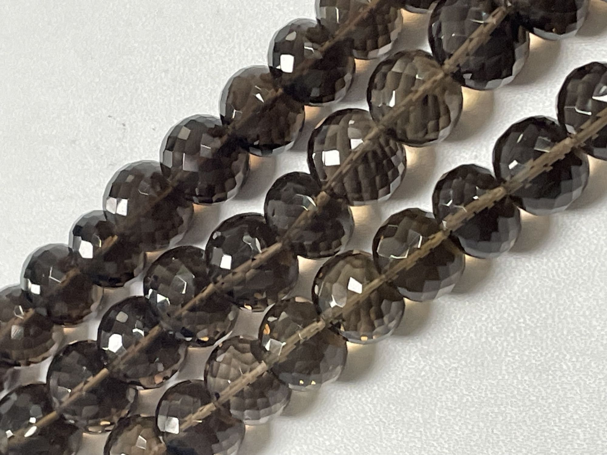 Smoky Quartz Round Faceted