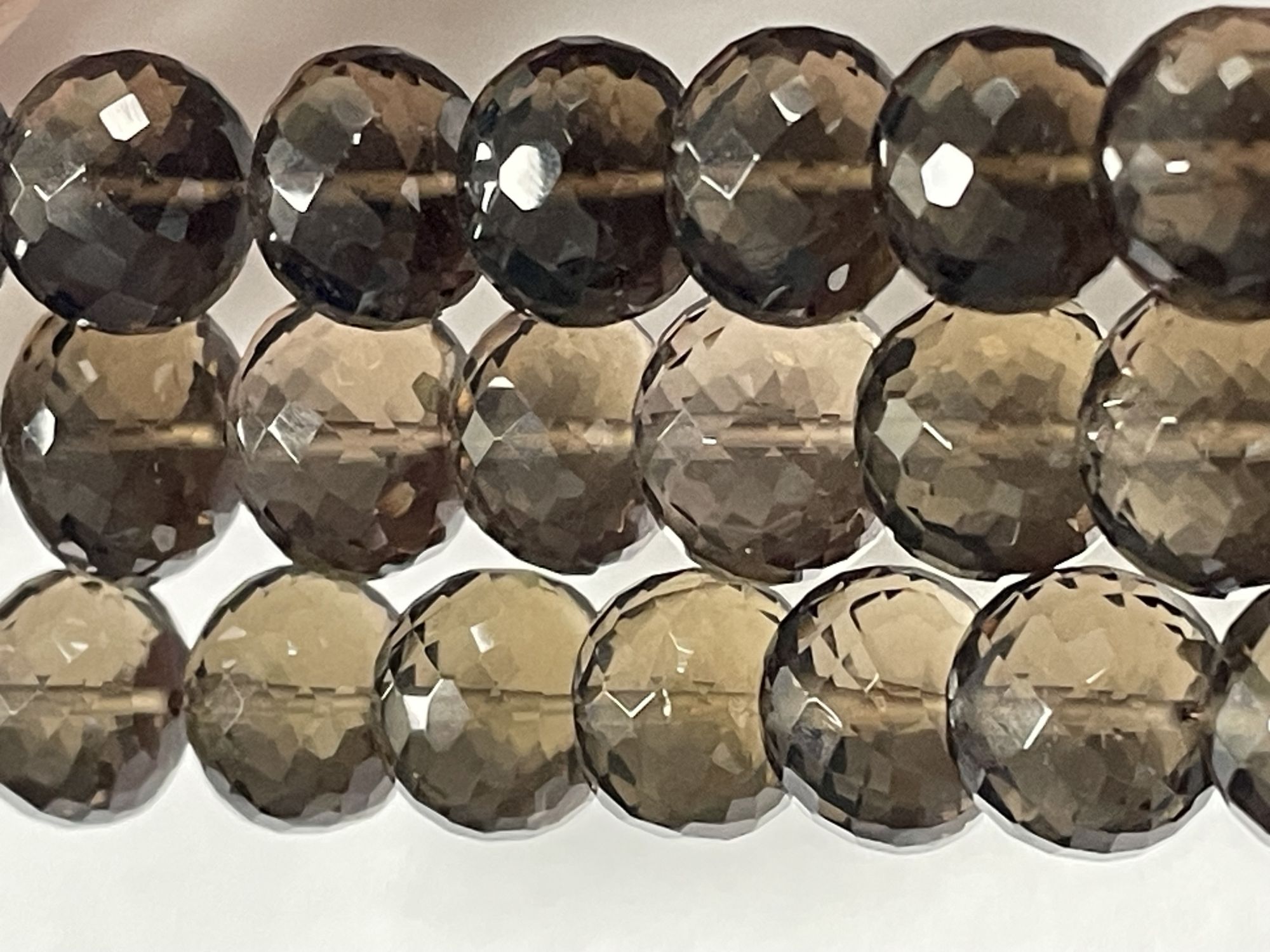 Smoky Quartz Round Faceted
