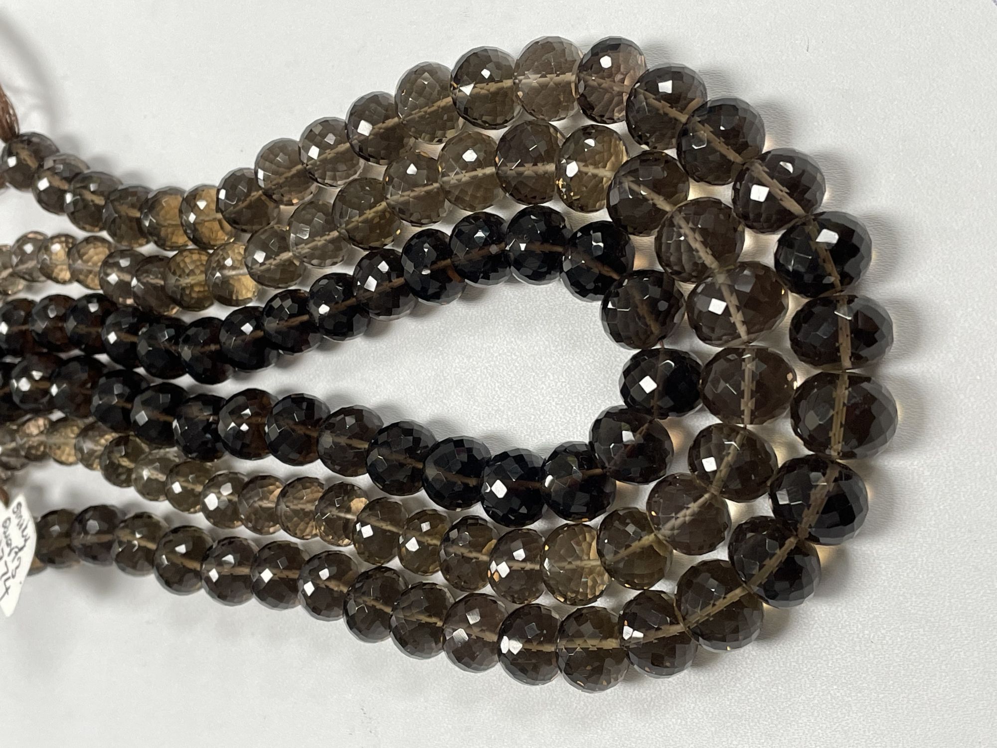 Smoky Quartz Round Faceted