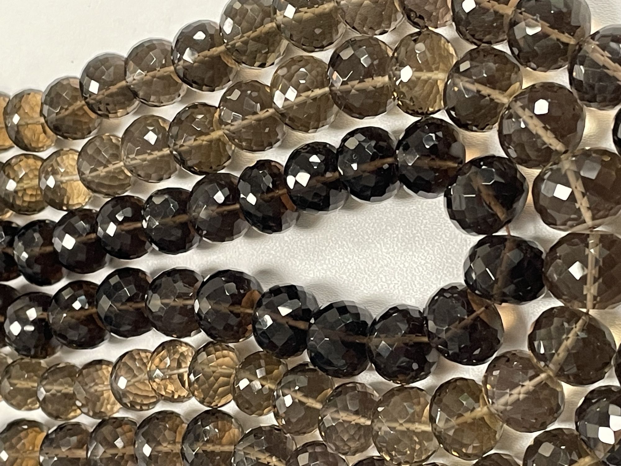 Smoky Quartz Round Faceted