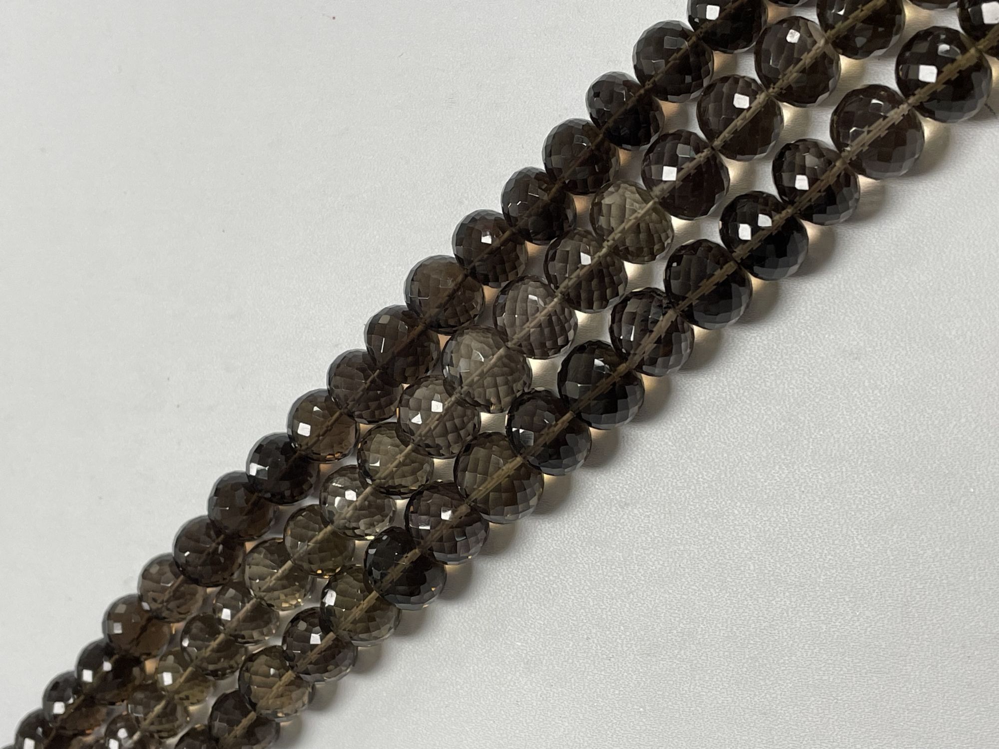 Smoky Quartz Round Faceted